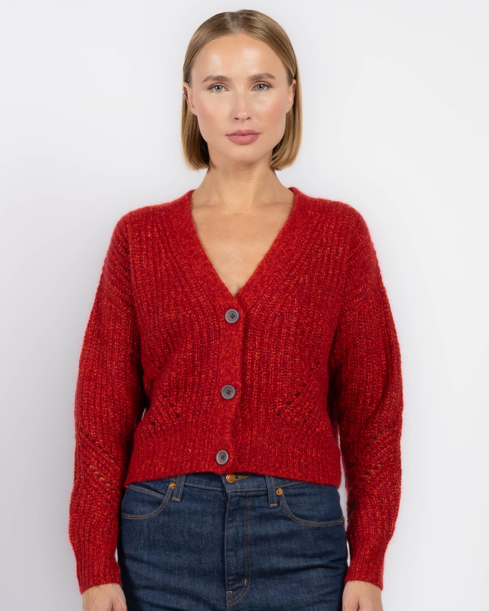 V Neck Cardigan