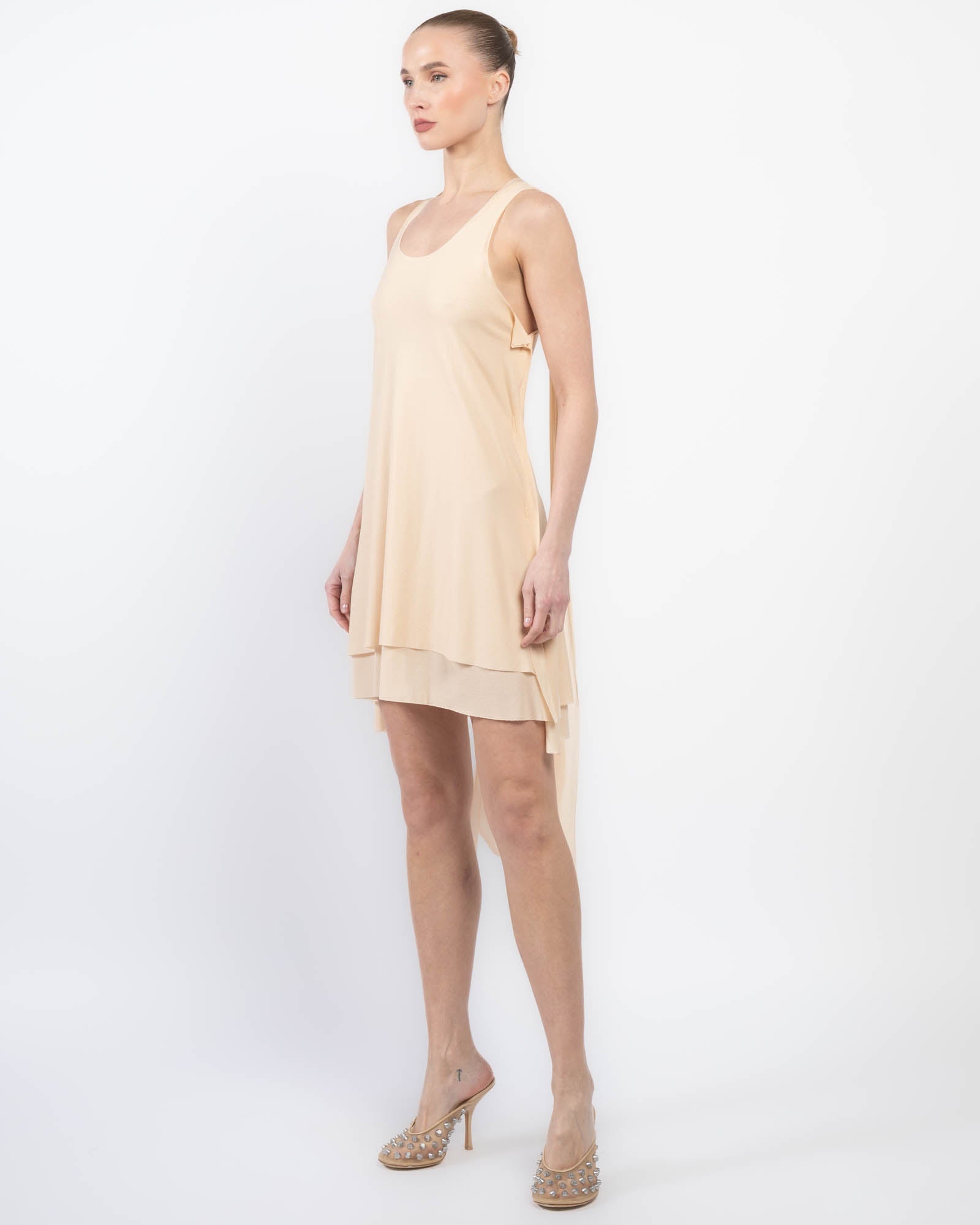 Short Sheer Tank Dress