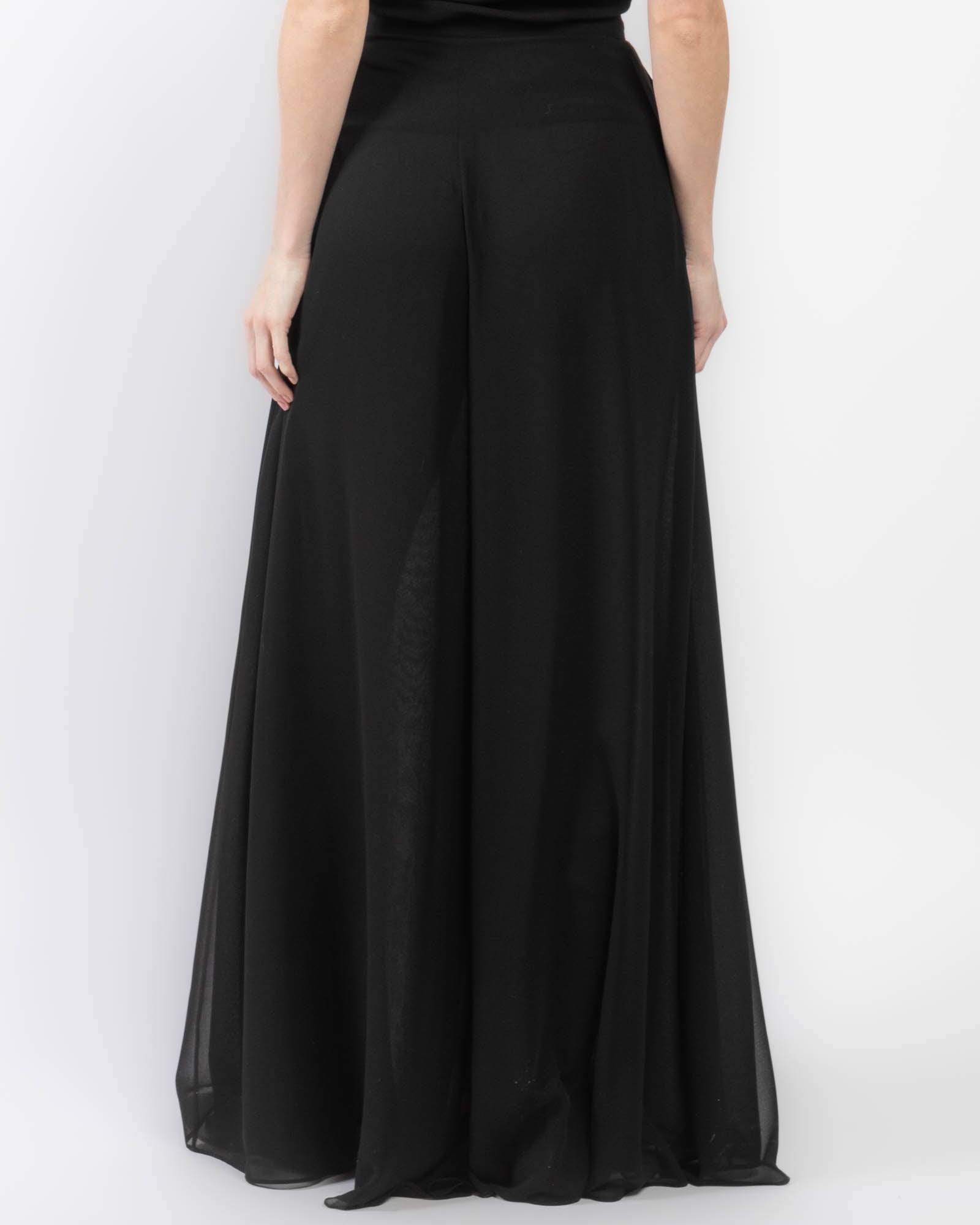 Georgette Wide Leg Pant