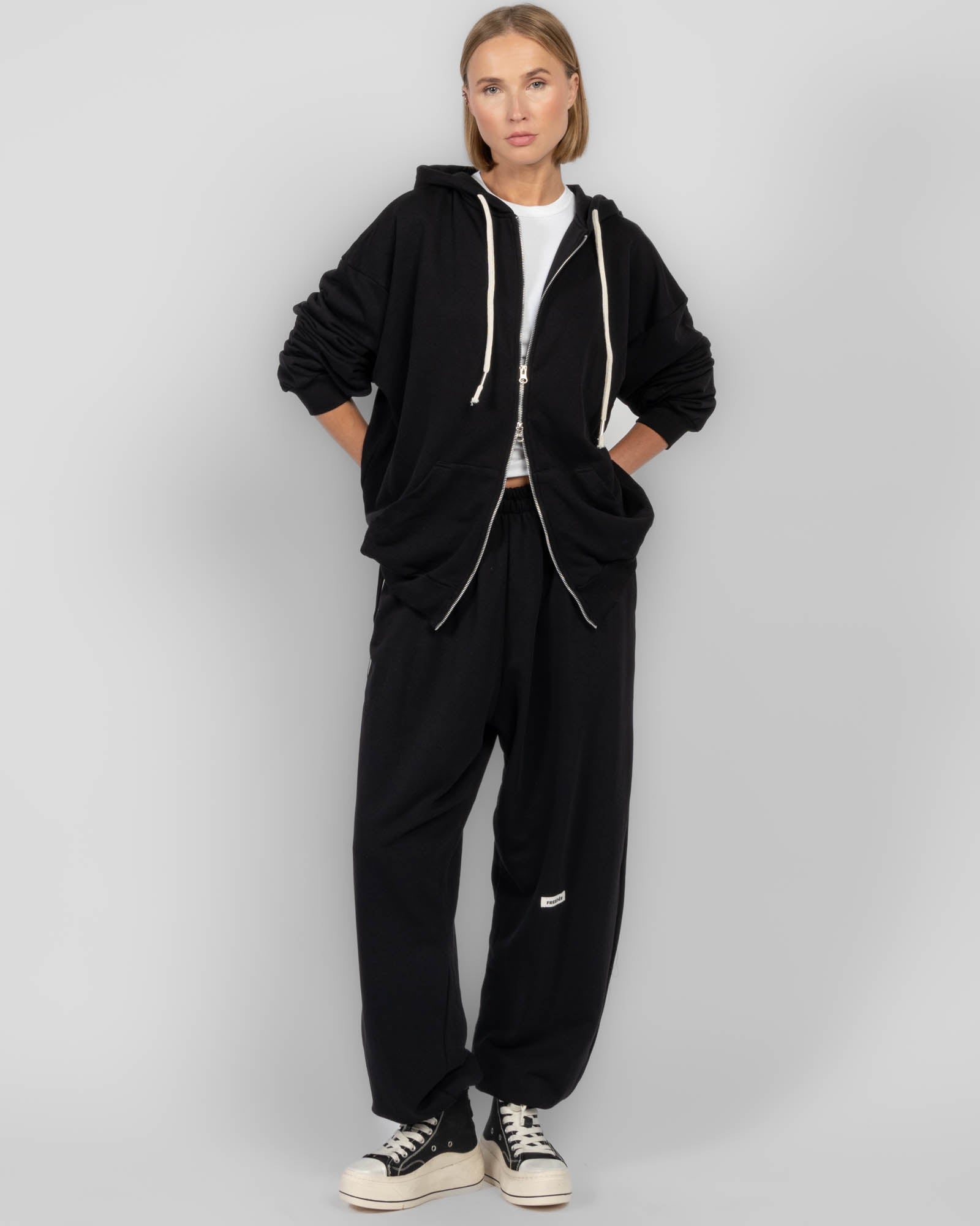 Oversized Zip Sweatshirt