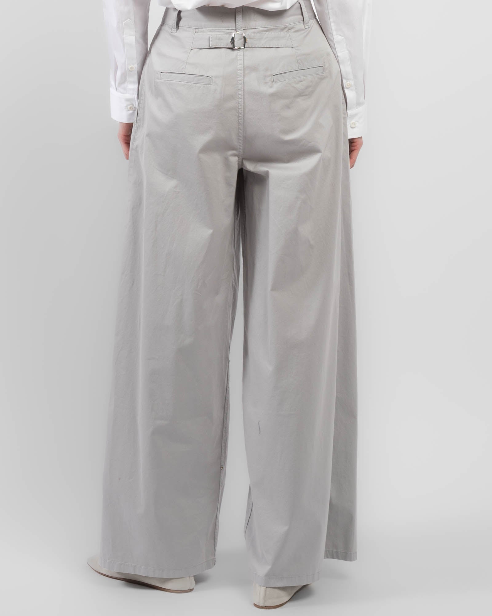 Silky Triple Pleat Pants