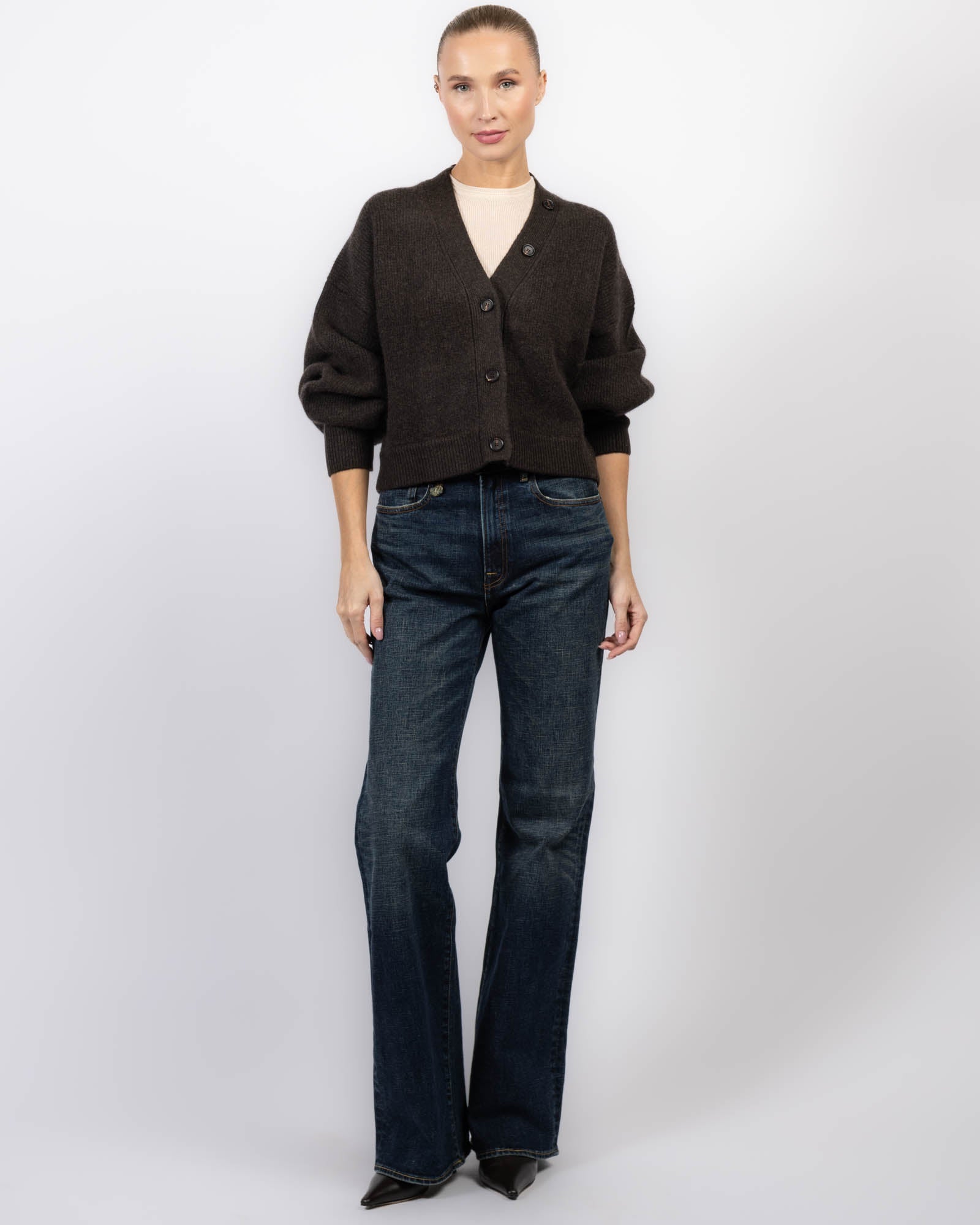 Derios Cardigan With Scarf