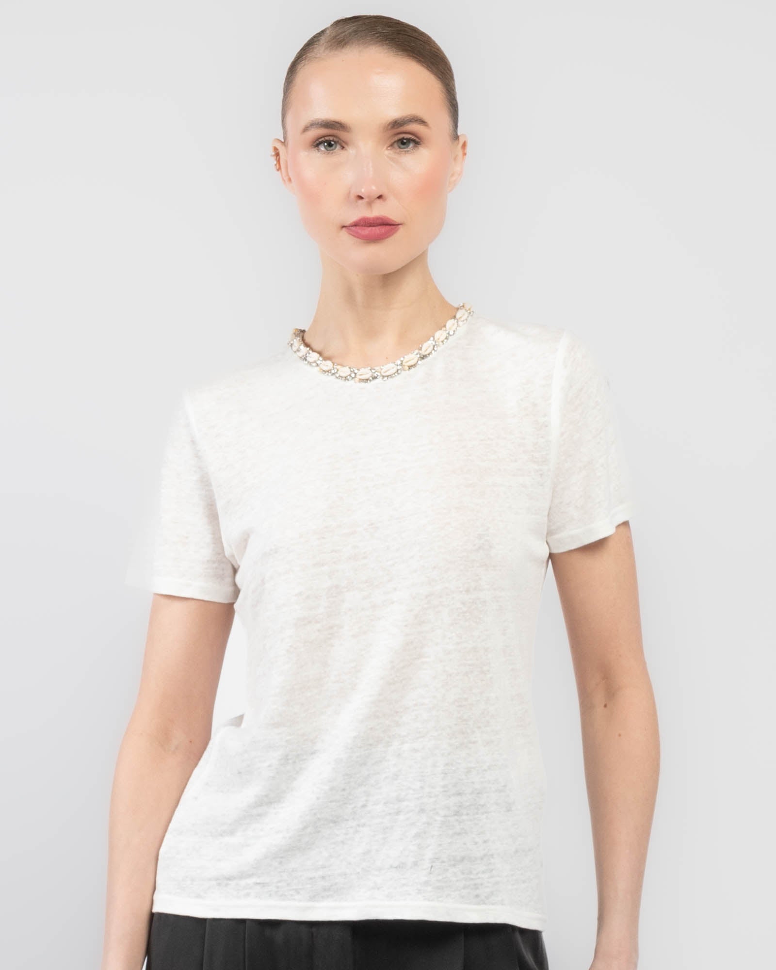 ZIMMERMANN EMBELLISHED TEE