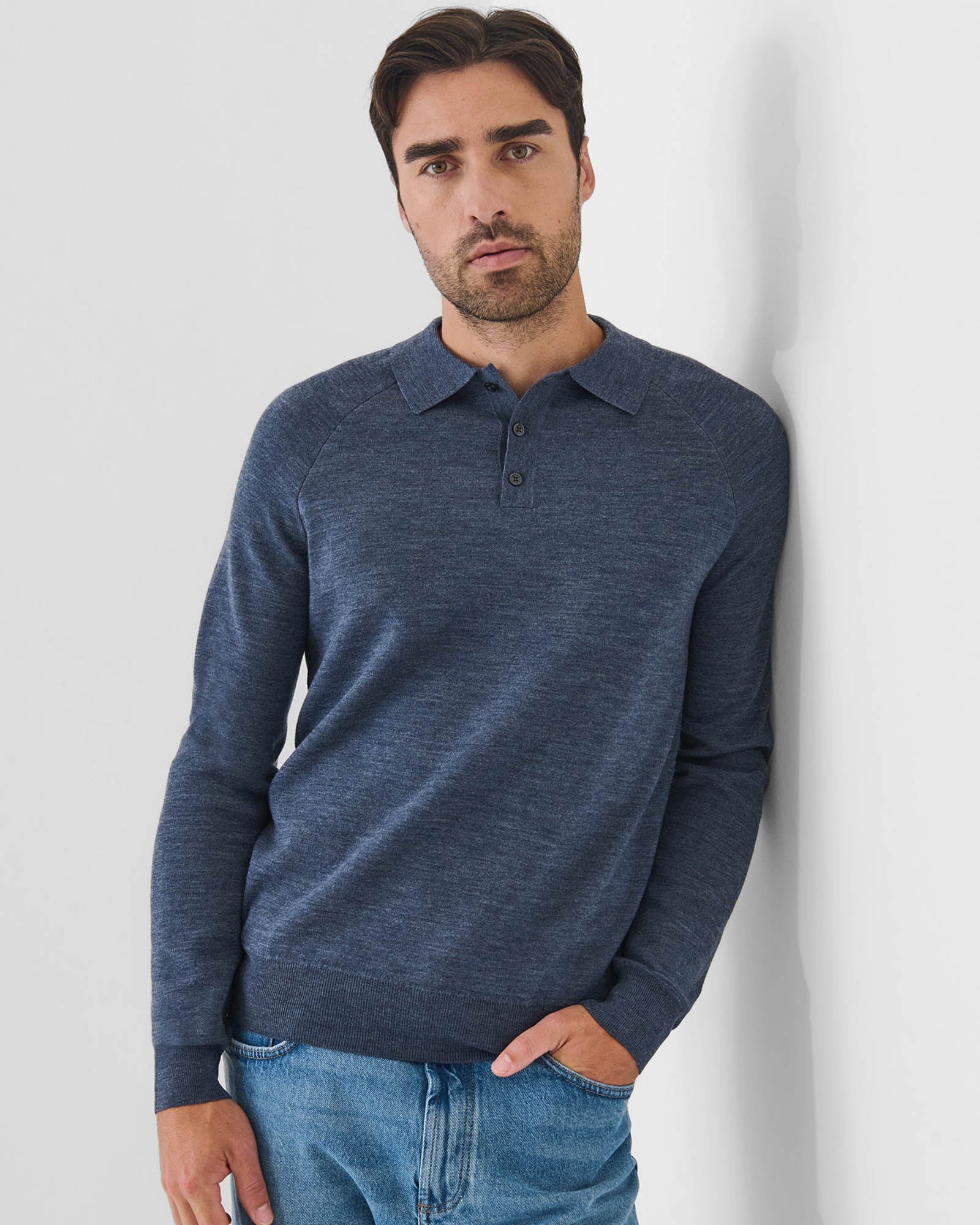 16 Gauge Double Face Button Polo