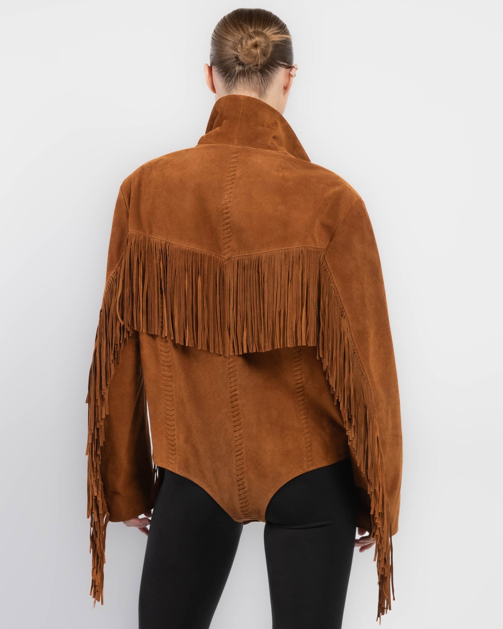 Suede Fringe Jacket