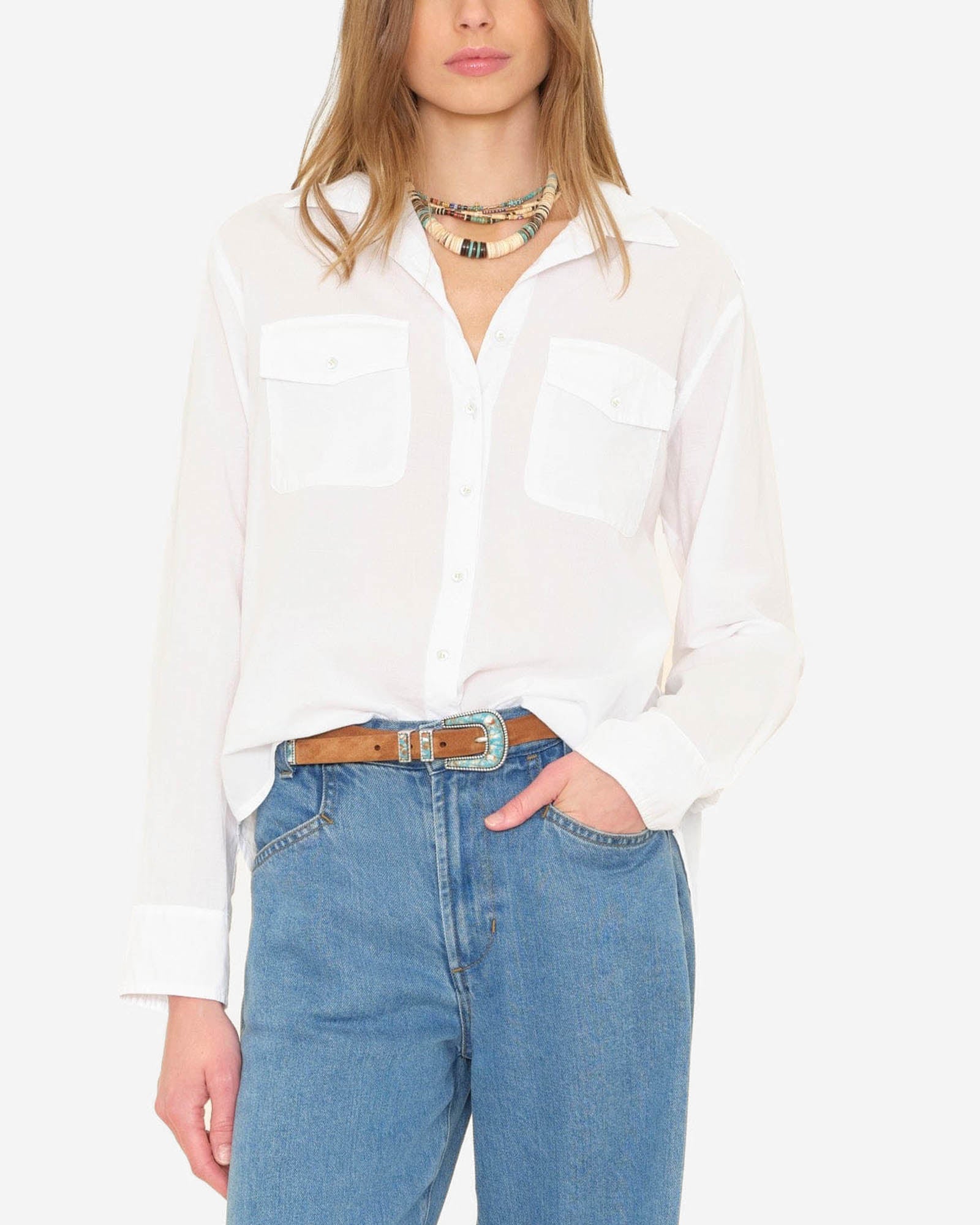 Phoebe Button-Up Shirt