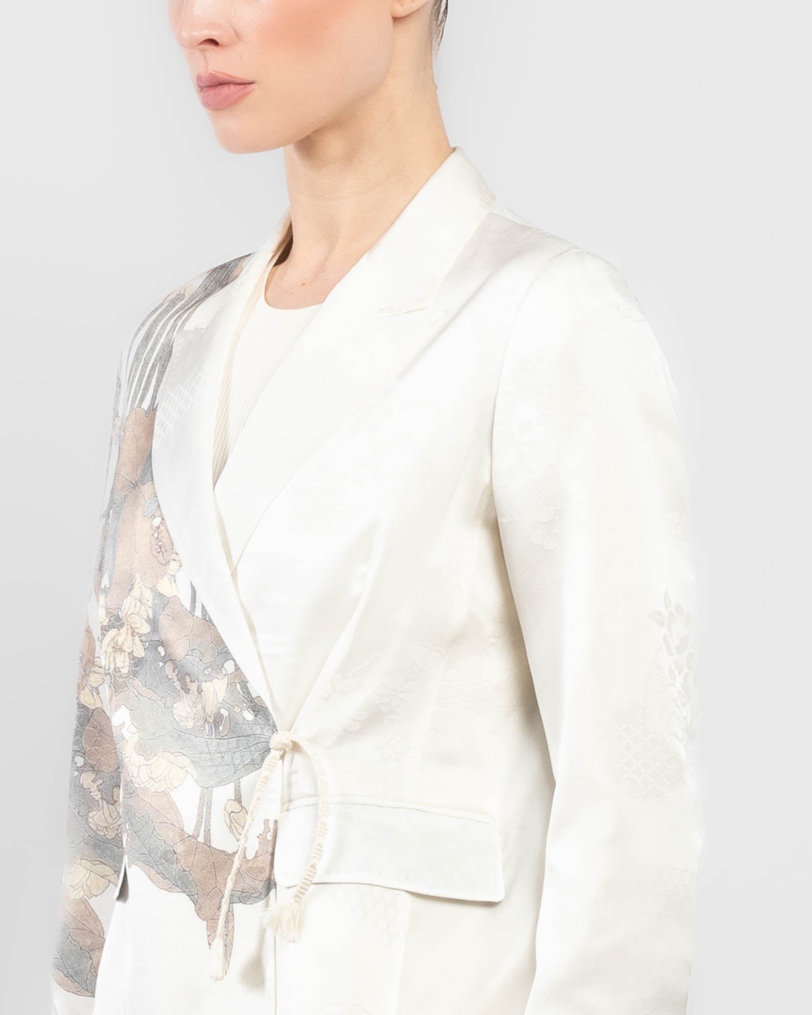 Double-Breasted Traditional Kimono Jacket