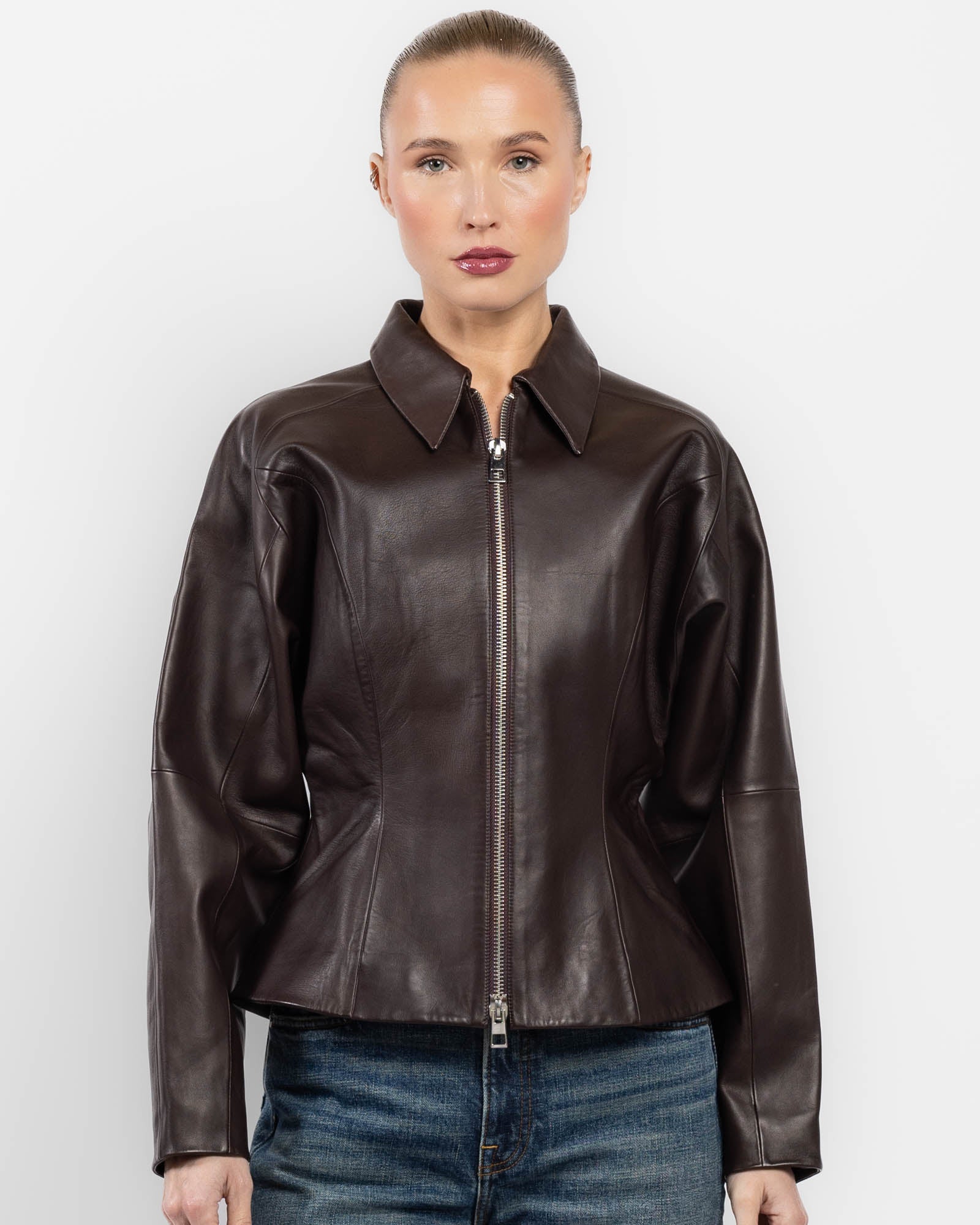 Fitted Leather Jacket