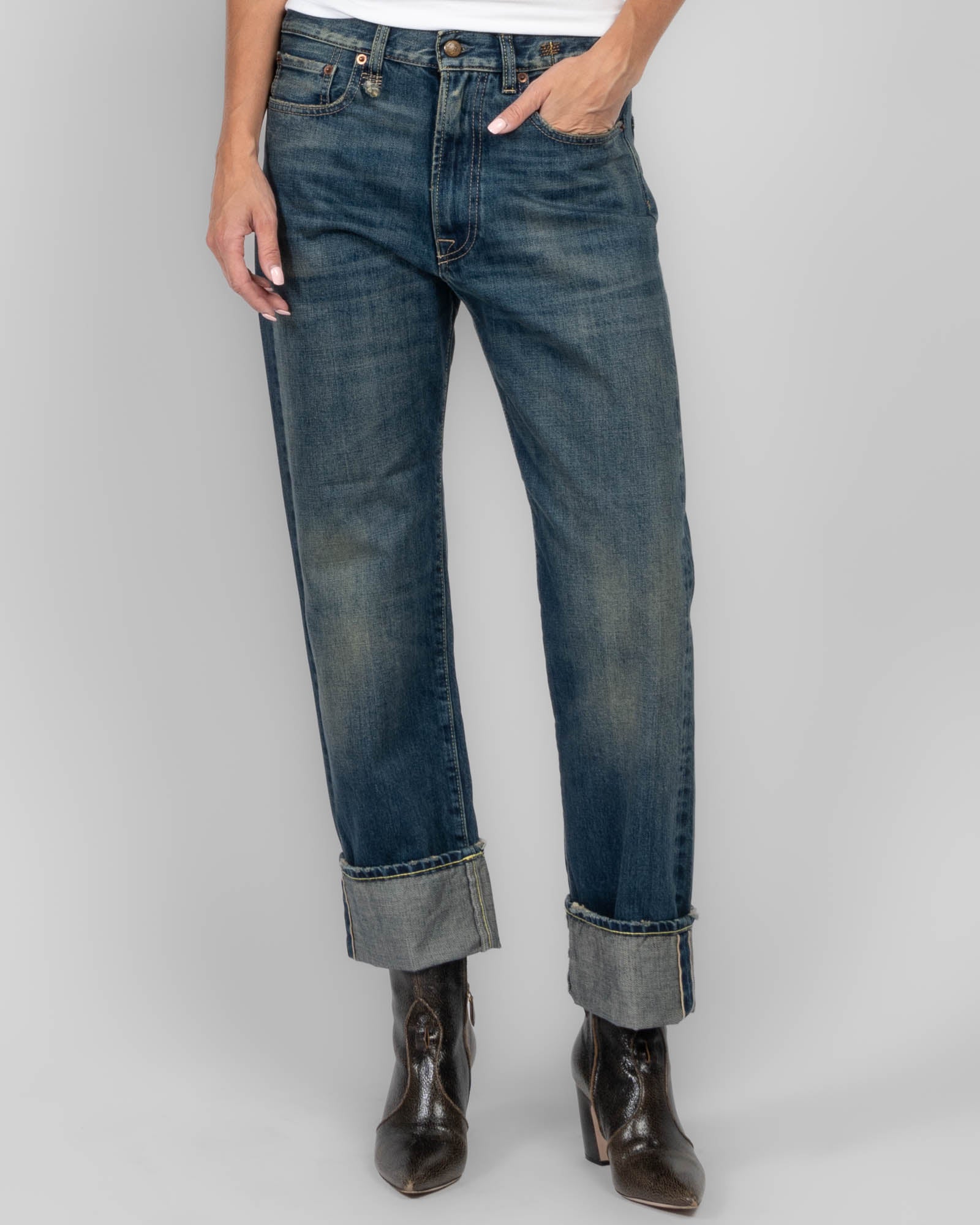 Cuff Boyfriend Jeans