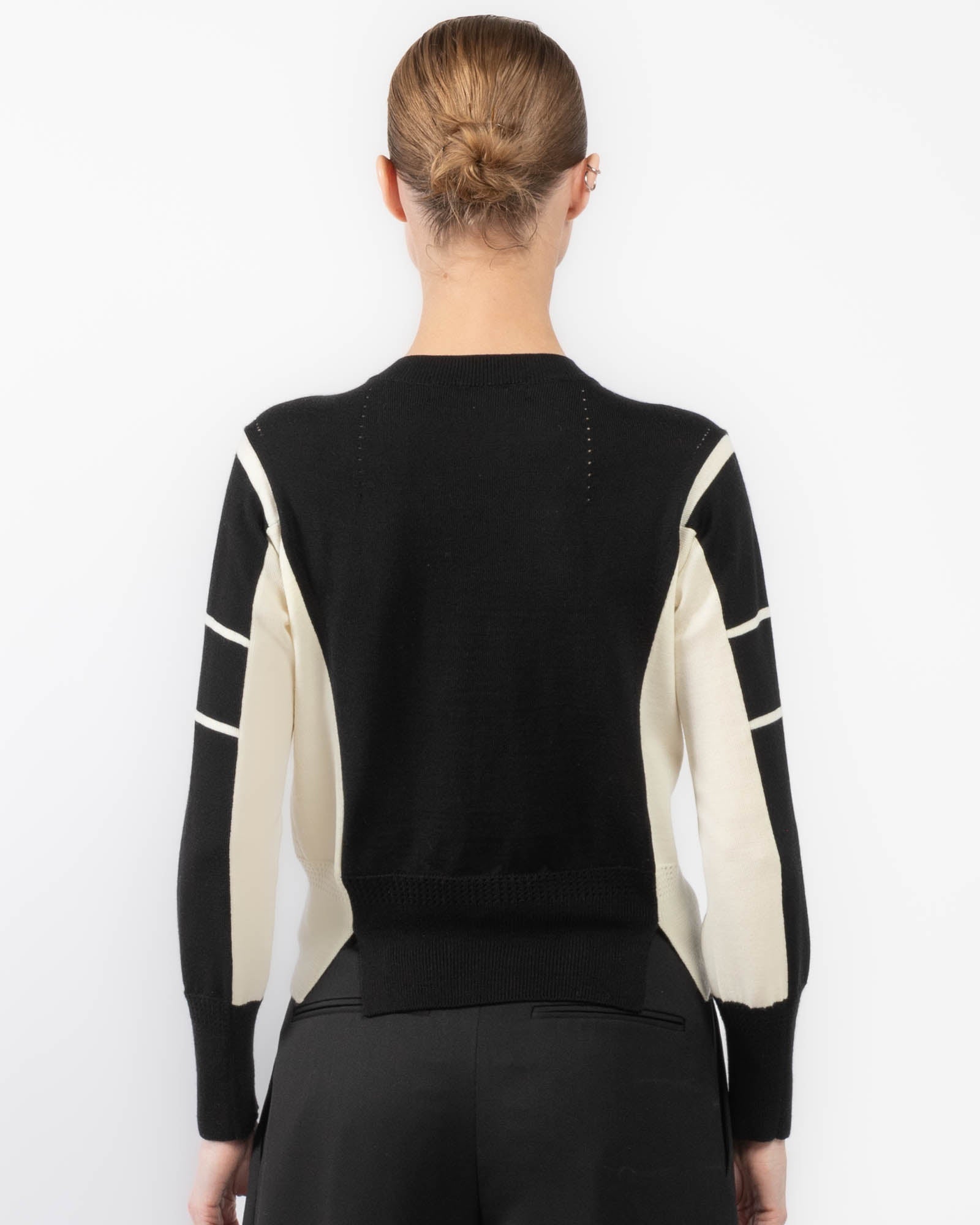 Crewneck Long Sleeve Cardigan