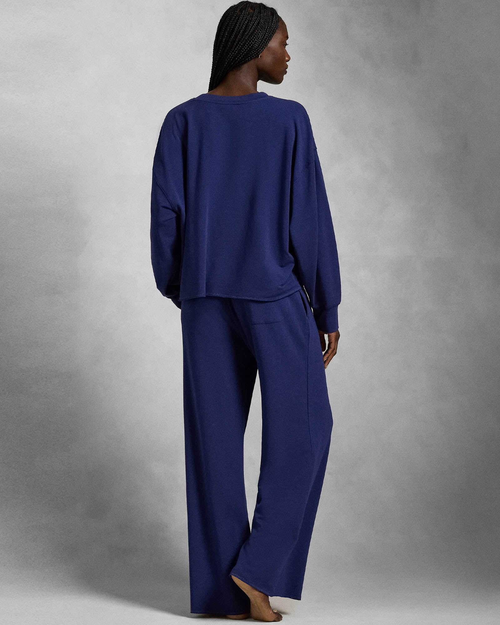 Crewneck Wide Leg Pant Set
