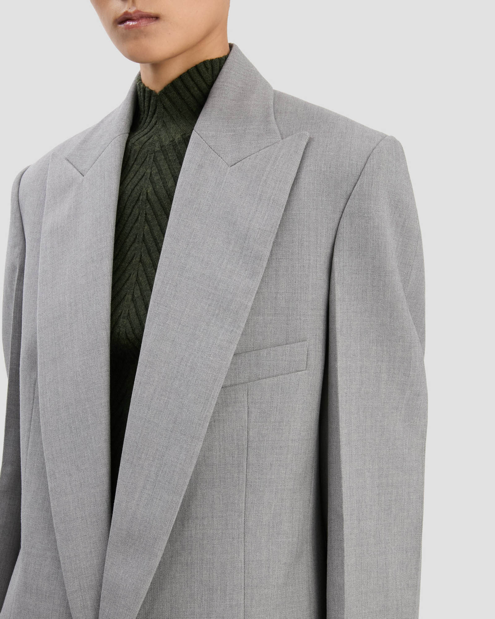 Sculptural Sleeve Jacket