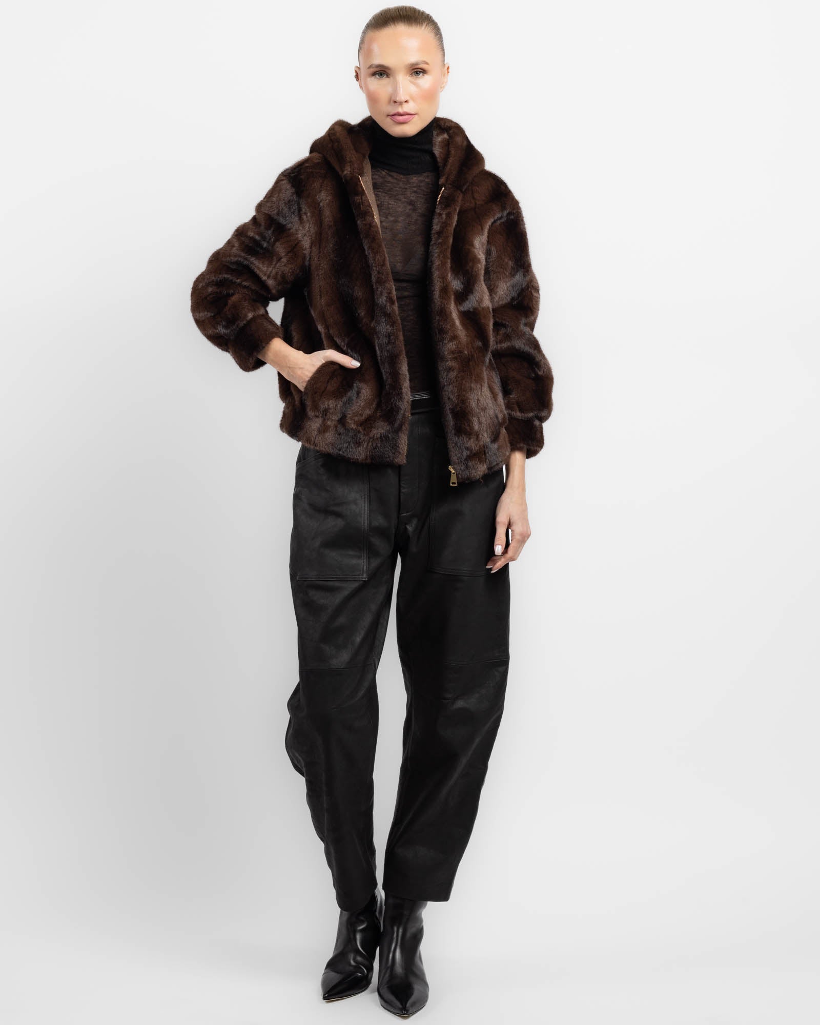 Faux Fur Coat