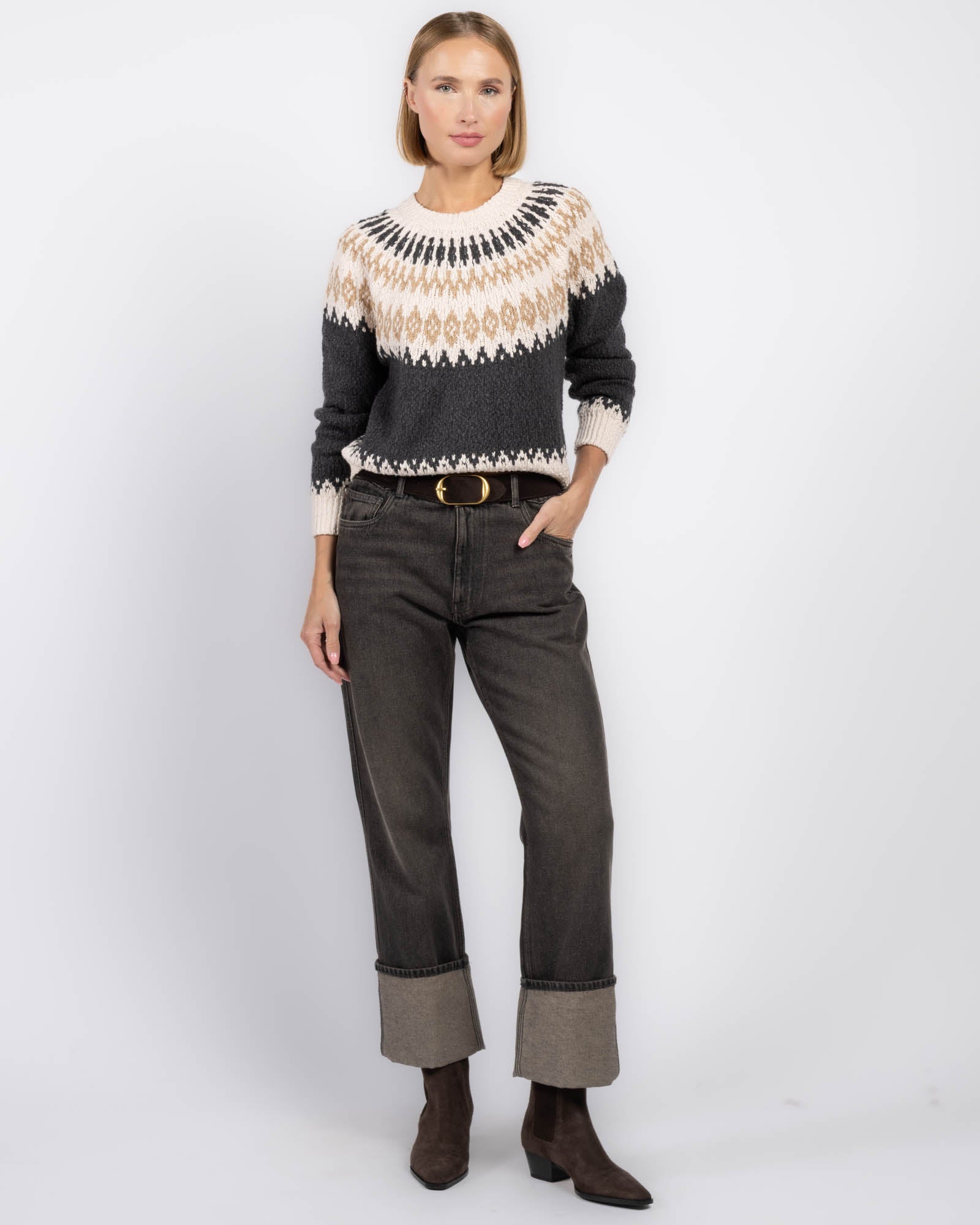 Fair Isle Chunky Sweater