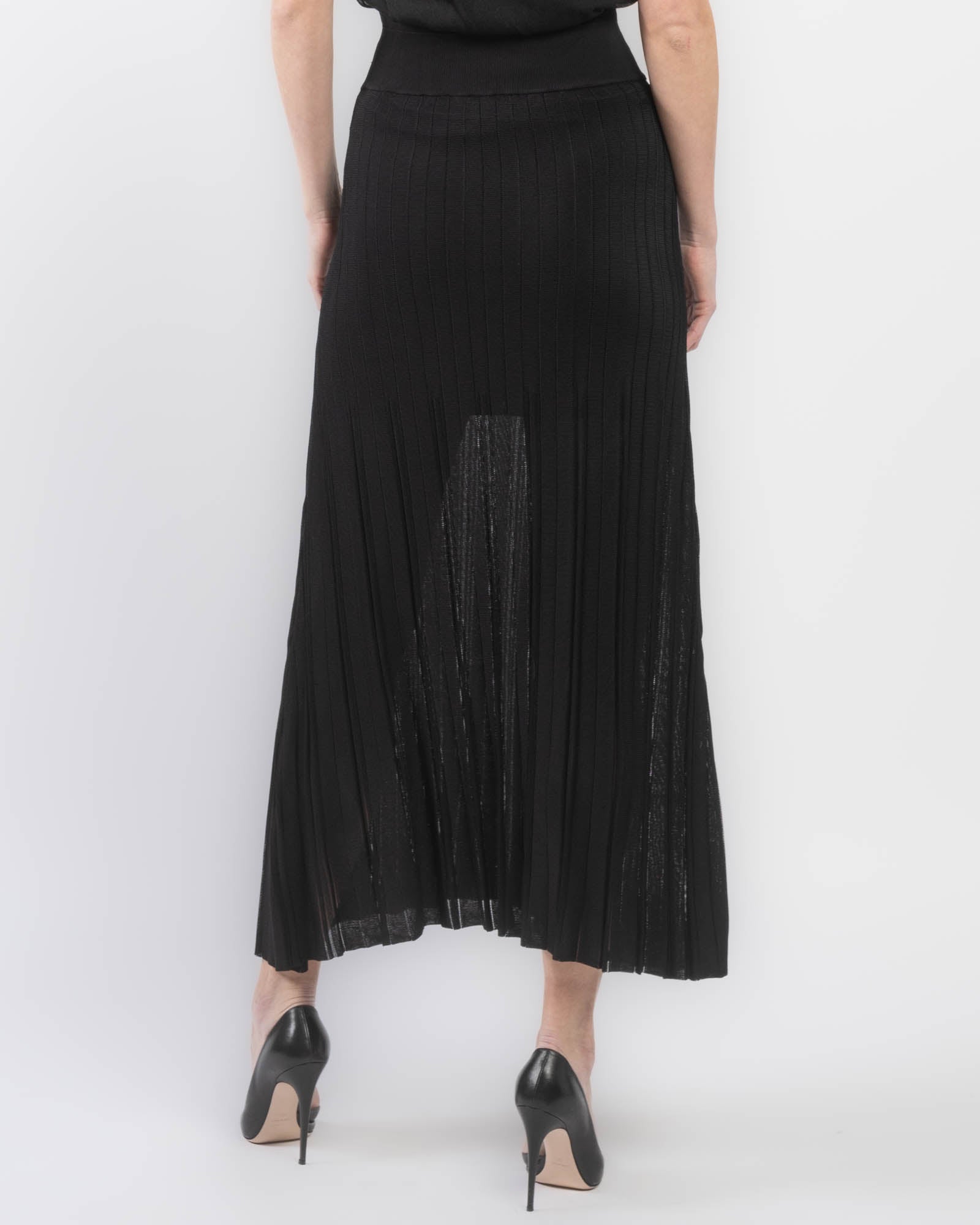 Variegated Pleat Skirt