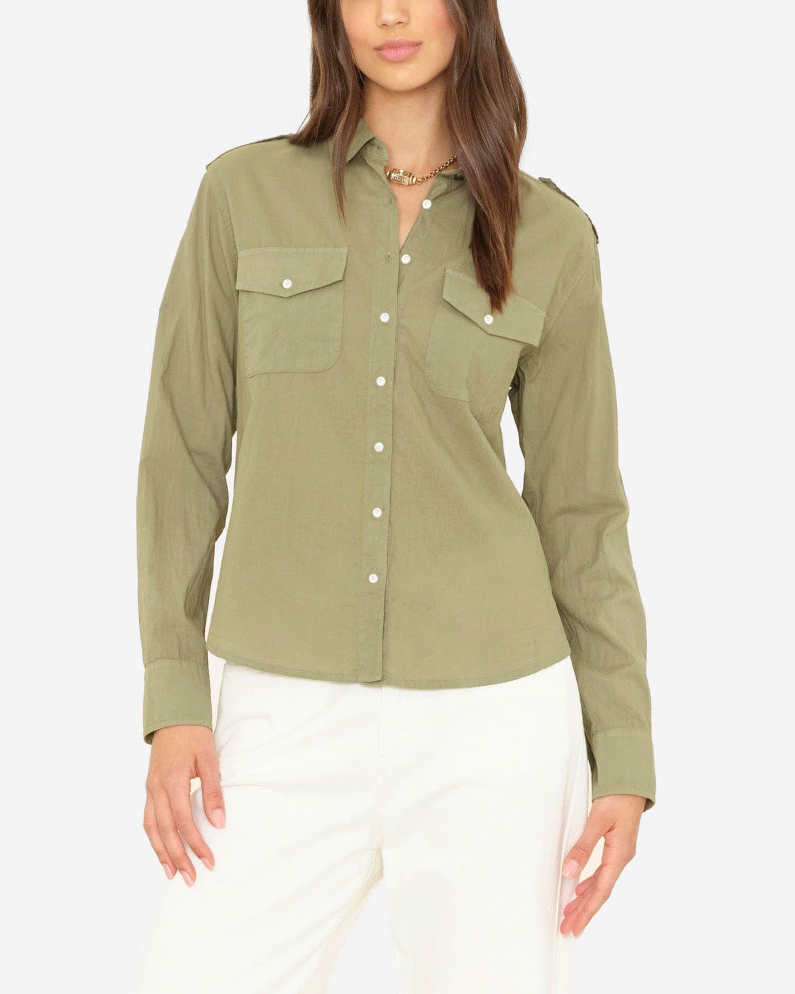 Phoebe Button-Up Shirt