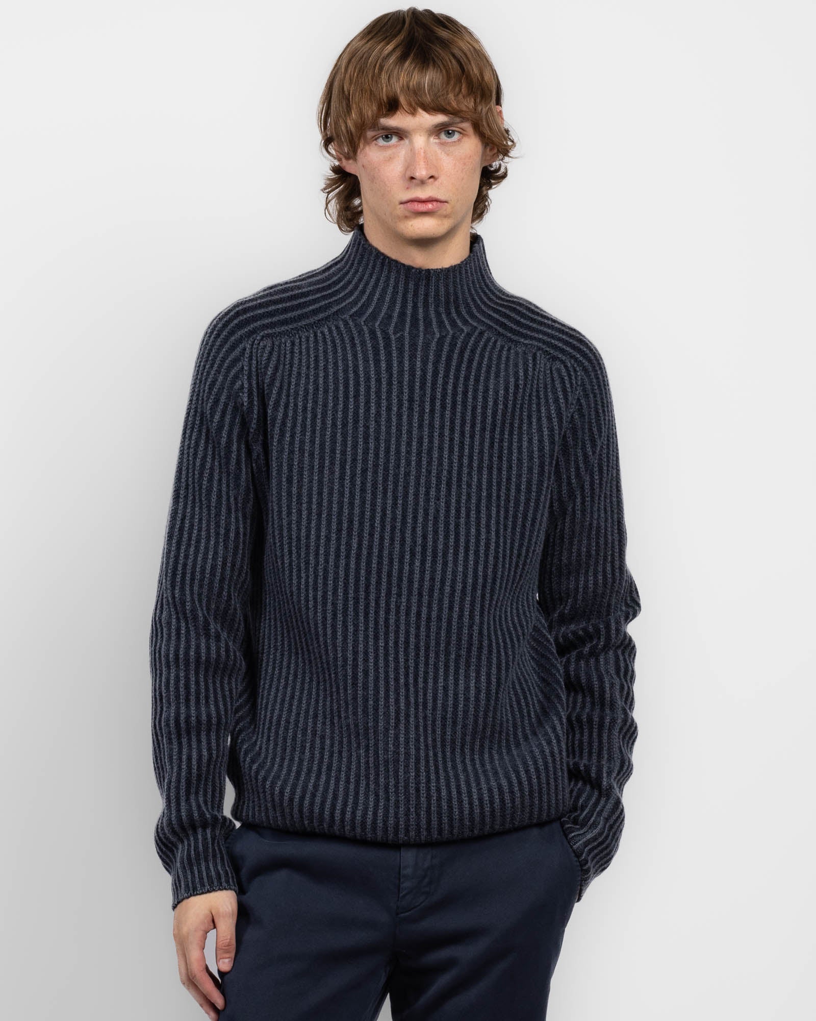 Foggy Mock Neck Sweater