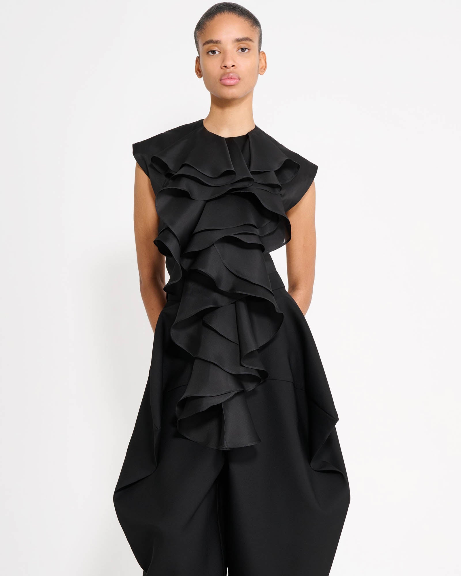 Jabot Blouse