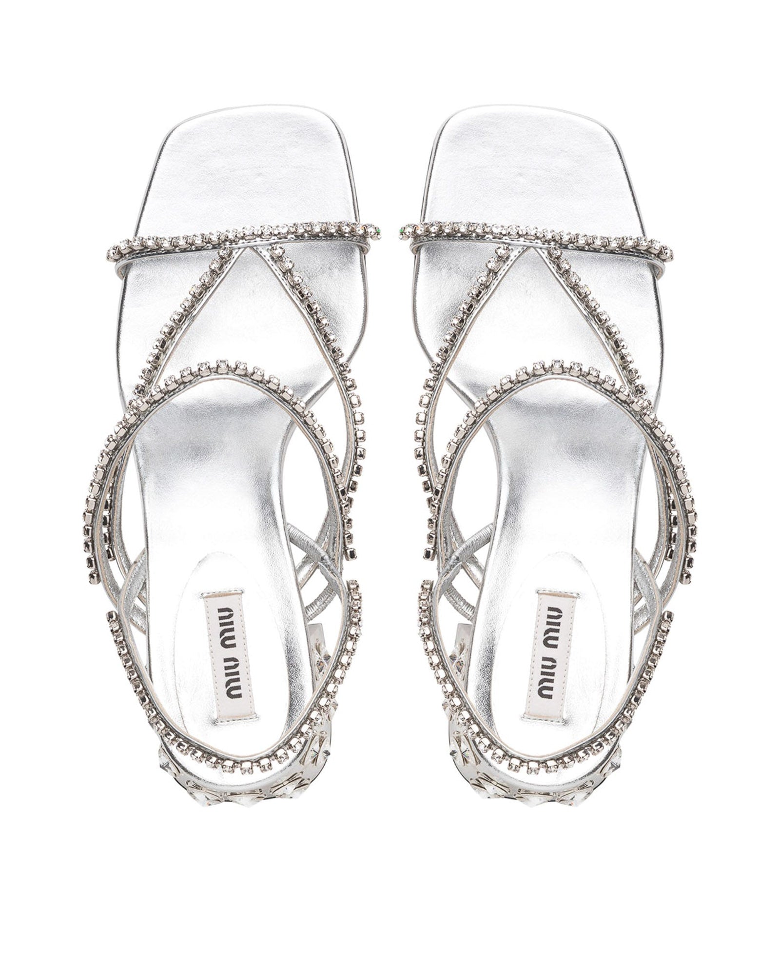 Metallic Strap Sandals