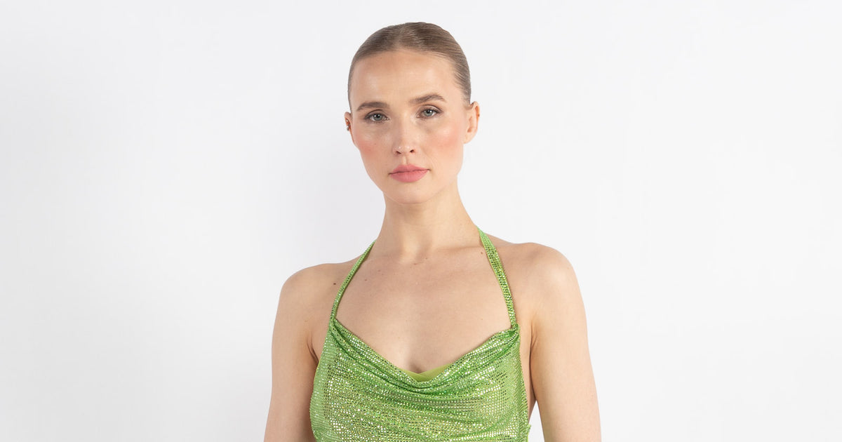 GIUSEPPE DI MORABITO Crystal Mini Dress