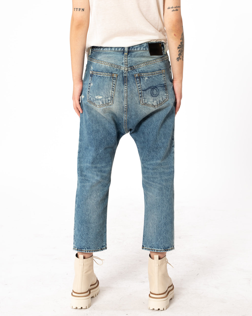 Tailored Drop Denim - R13 | Luxury Designer Fashion | tntfashion.ca