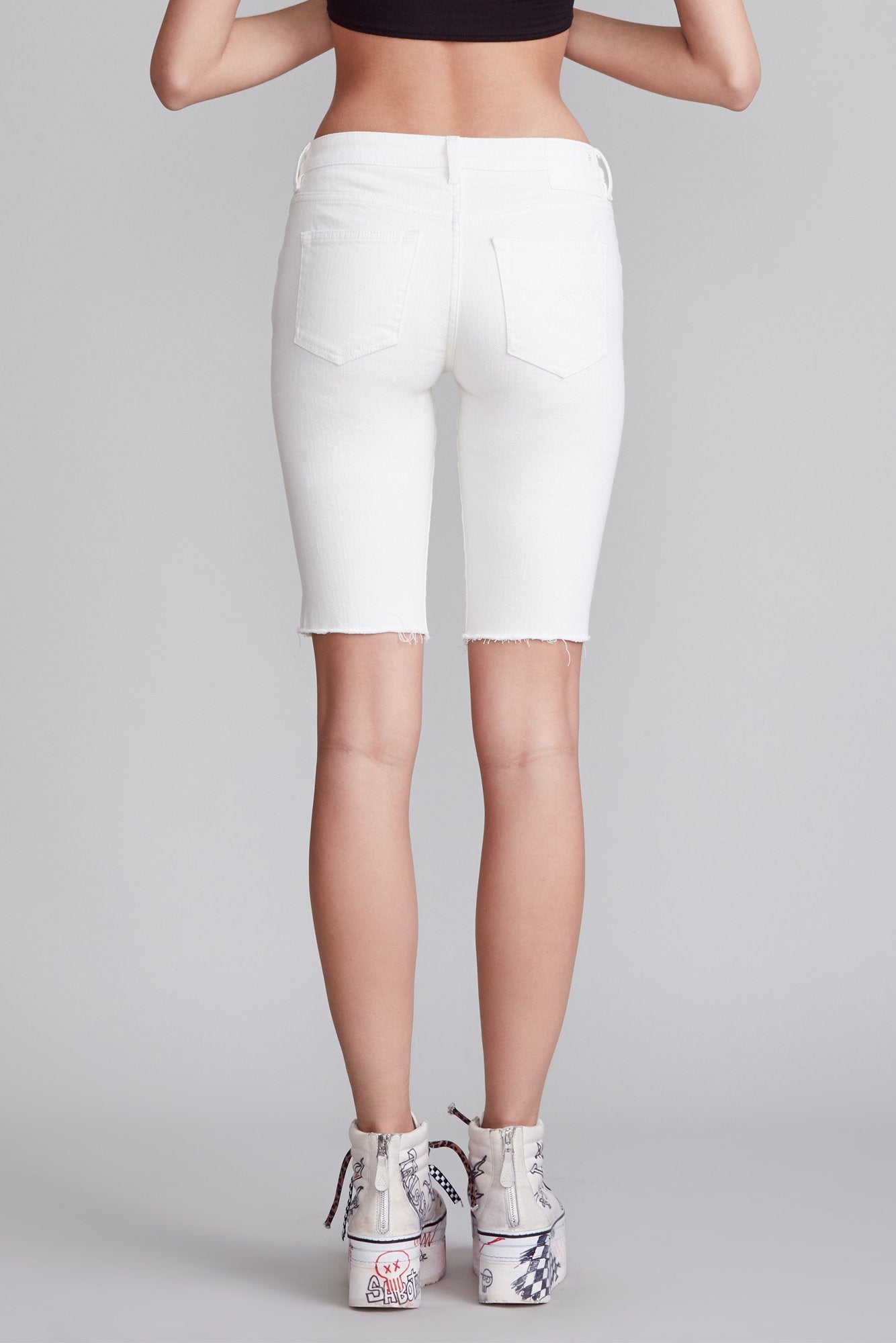 R13 - Boy Straight Short | Luxury Designer Fashion | tntfashion.ca