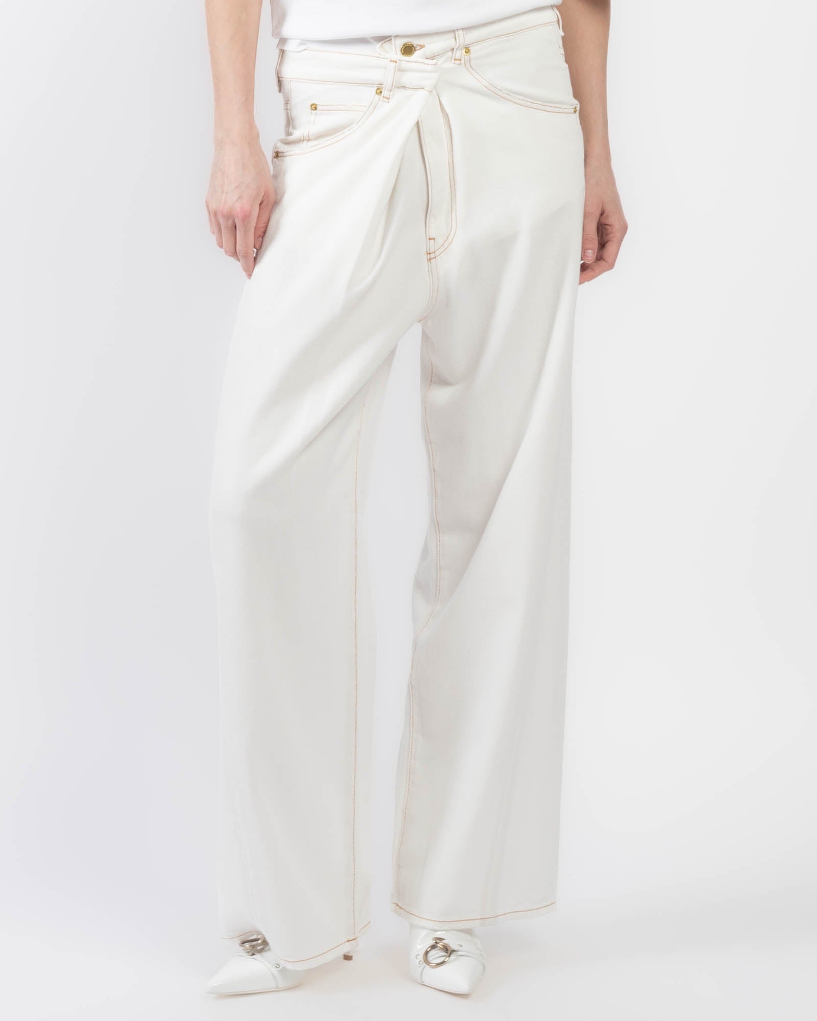 Ines Fold-Over Jeans