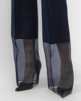 Sheer Hem Pants