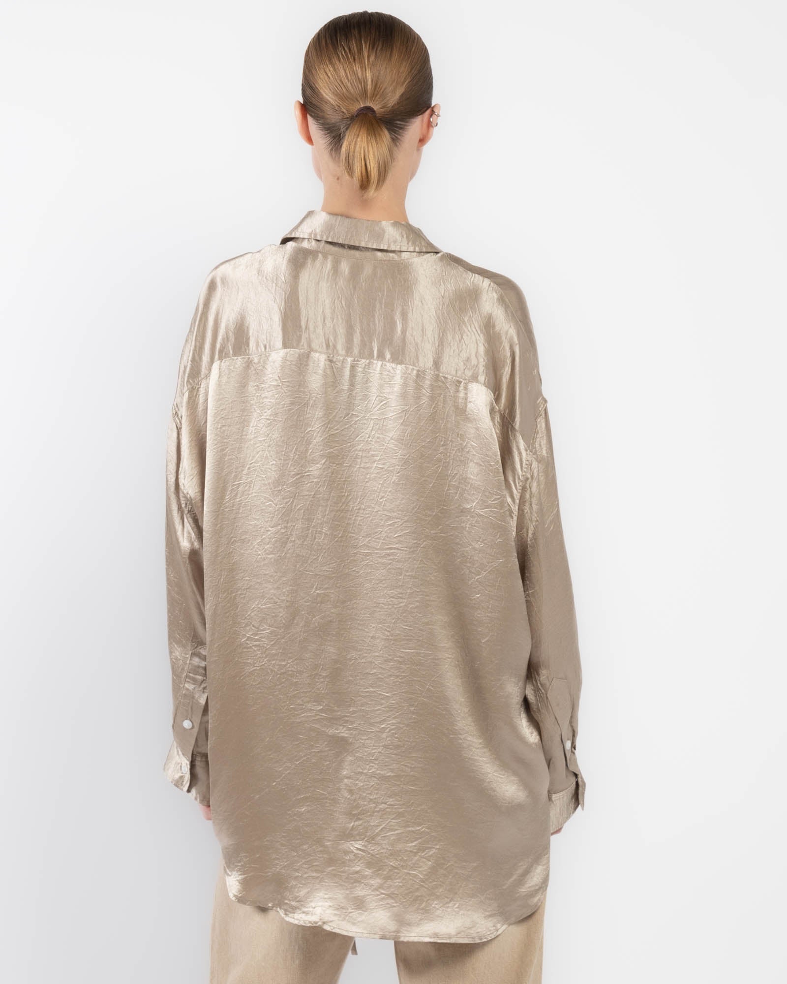 Drop Neck Shirt With Strap