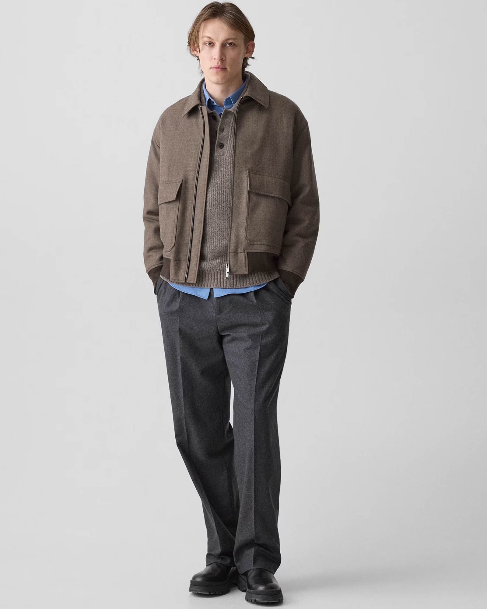 Veste aviateur moderne