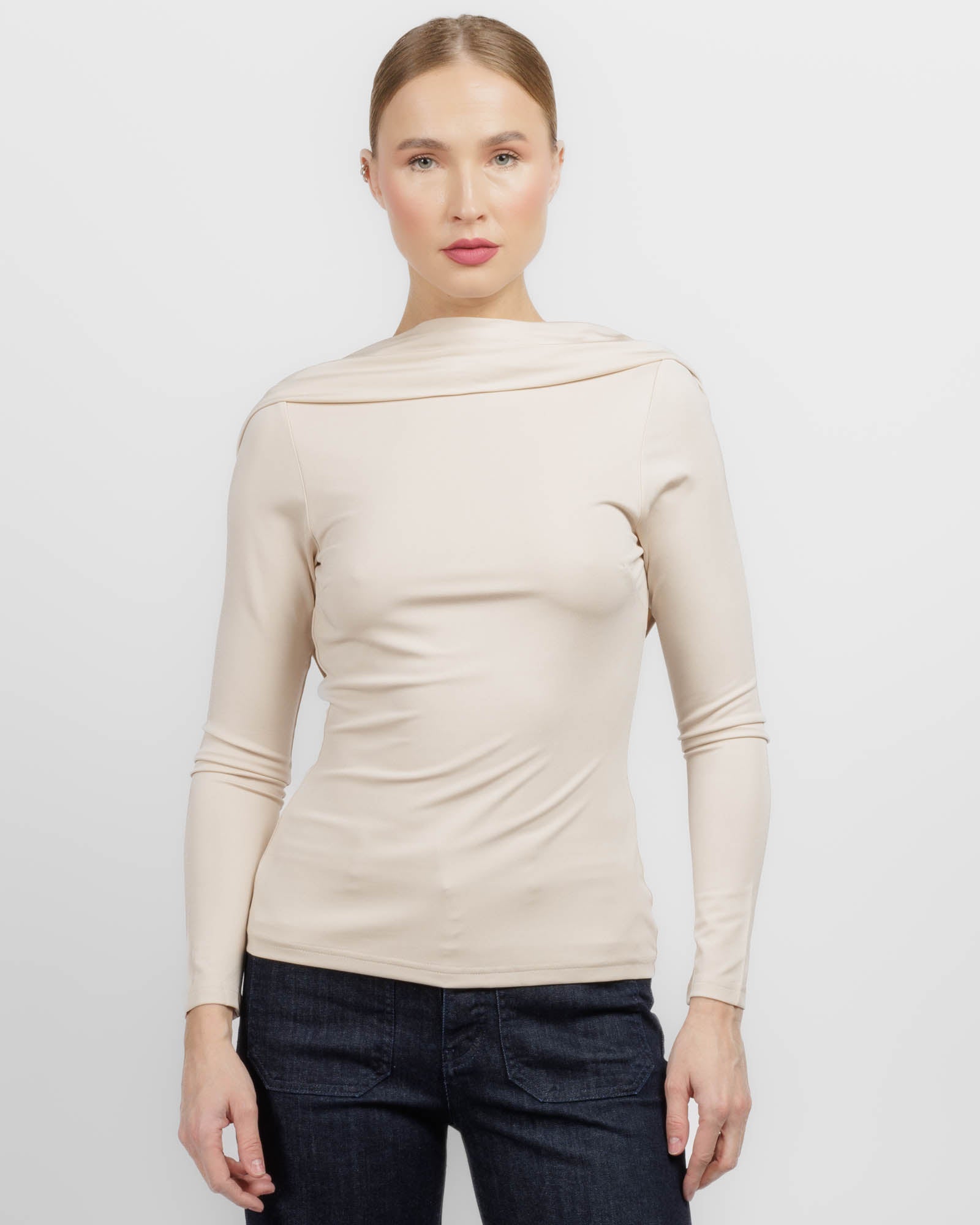 Solina Sleeve Cowl Top