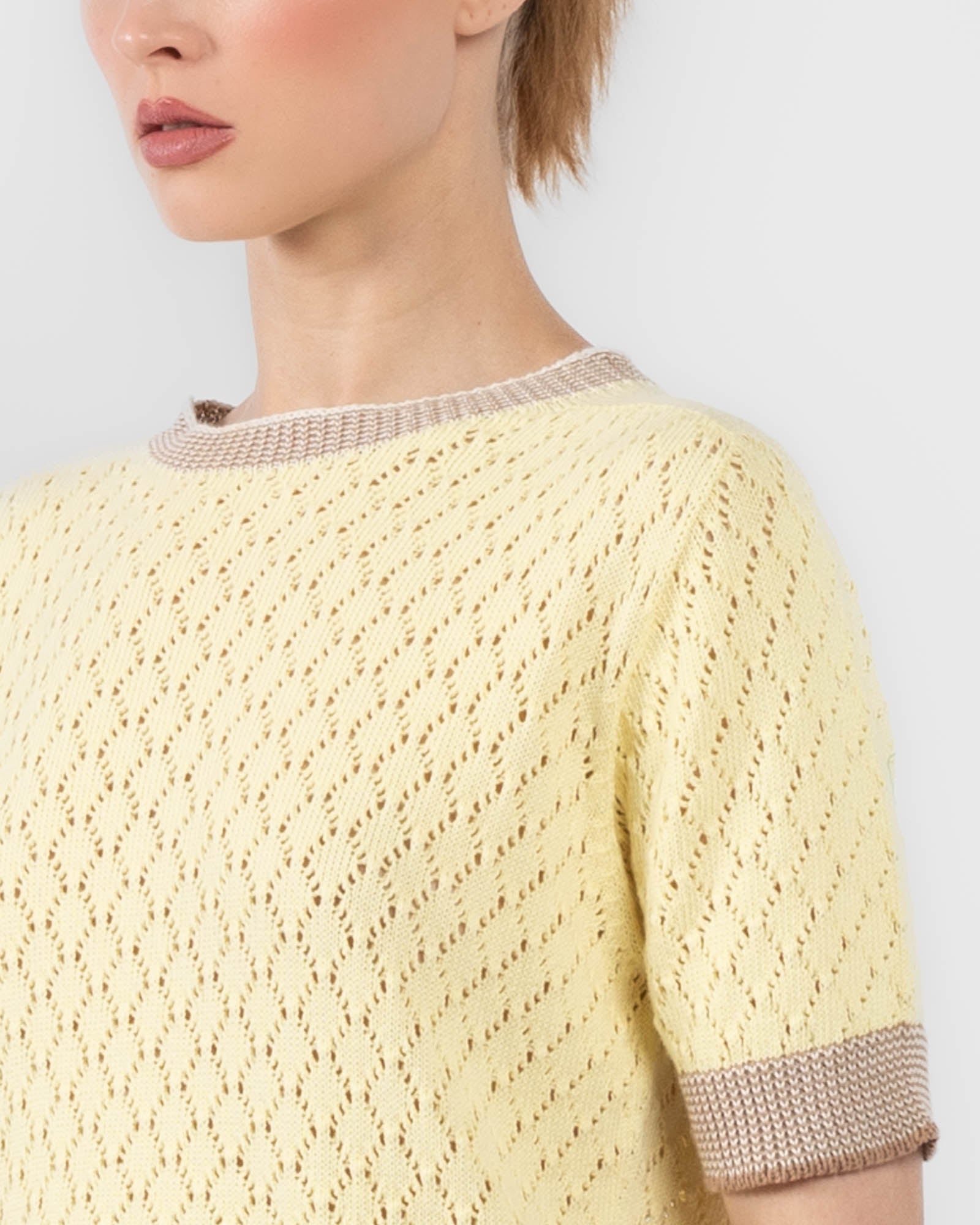 Short Sleeve Knit Top
