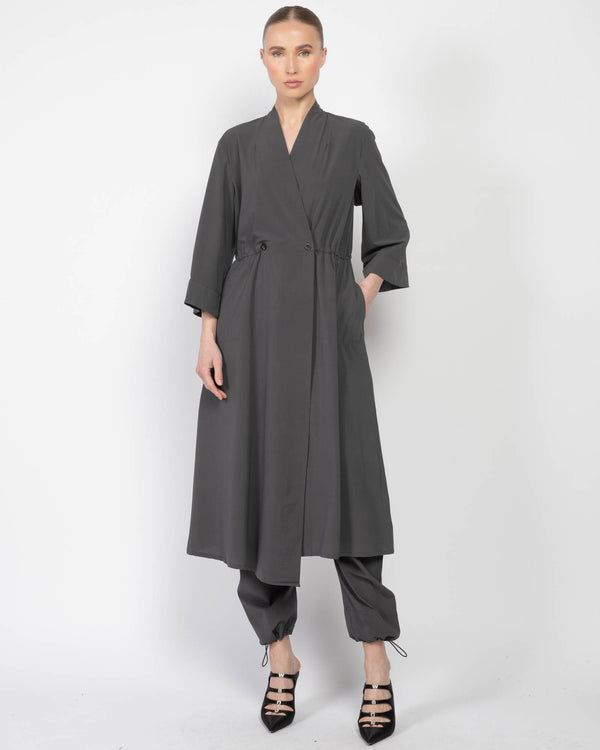 Kimono Sleeve Coat Dress