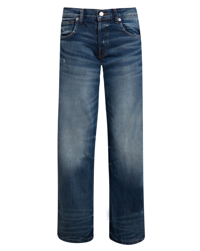 Low Rise Baggy Jeans - EB DENIM, Luxury Designer Fashion