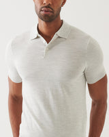 Cupro Button Polo