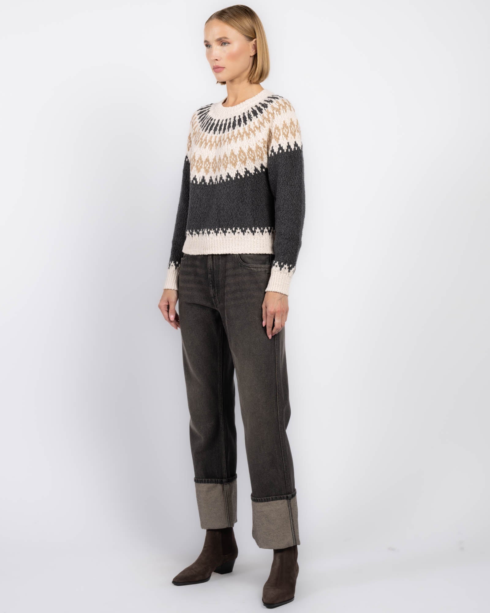 Pull épais Fair Isle