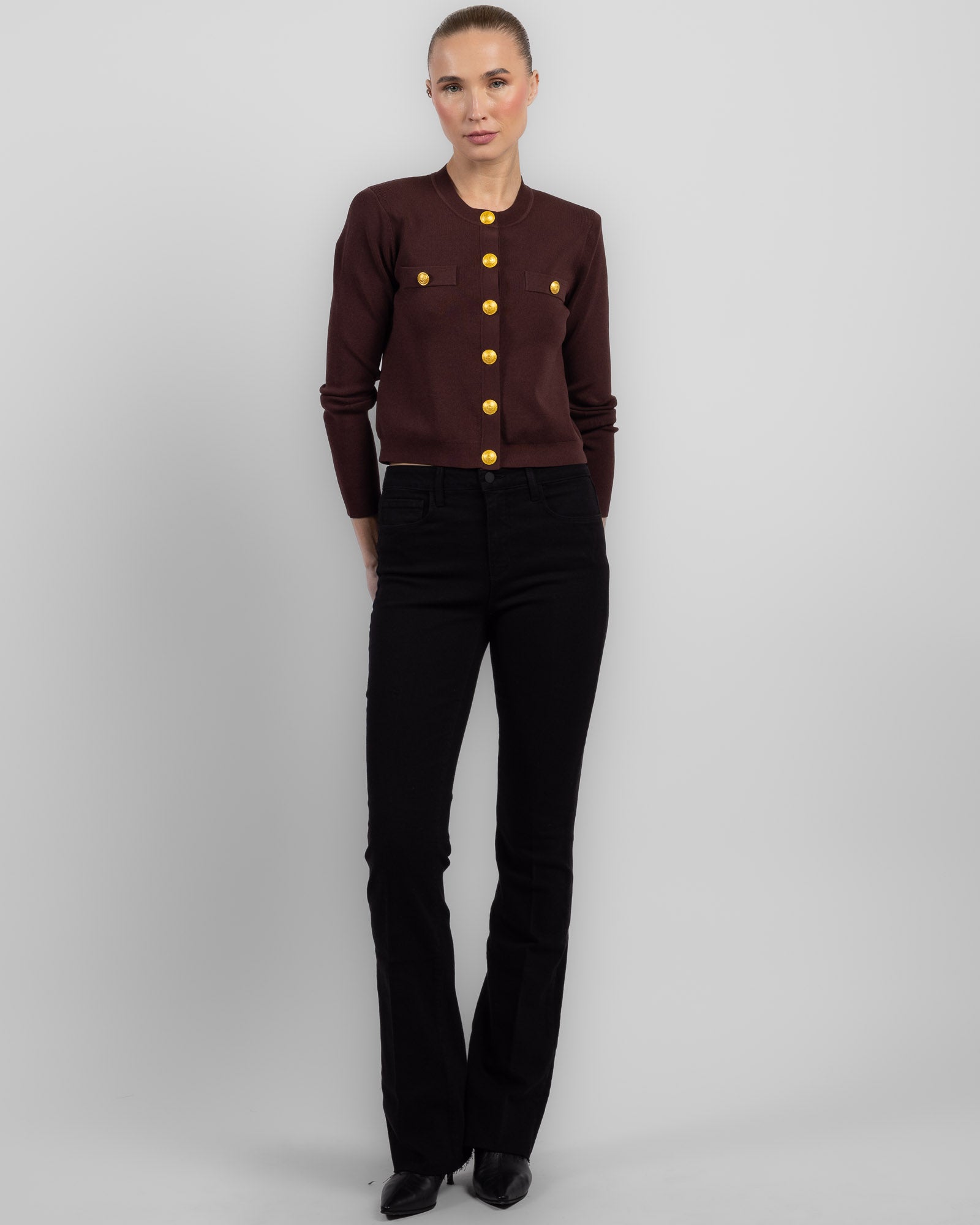 Ruth High Rise Raw Hem Jeans