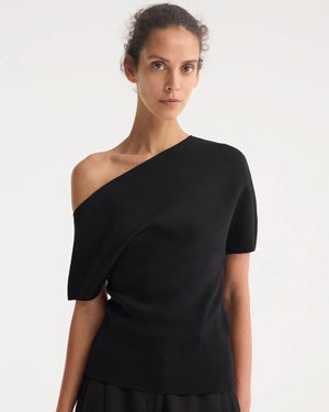 Asymmetrical Knitted Top