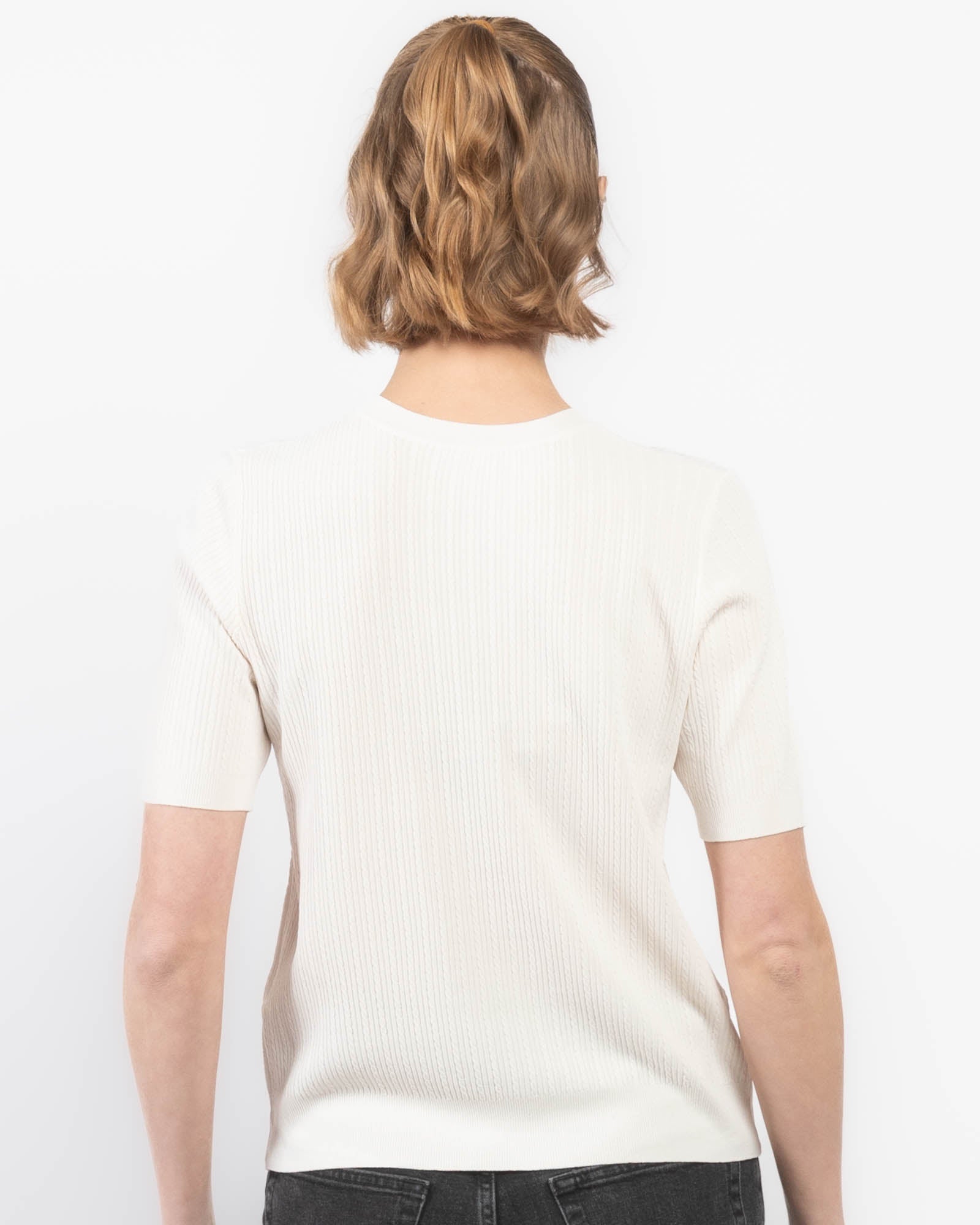 Pull ras du cou en tricot