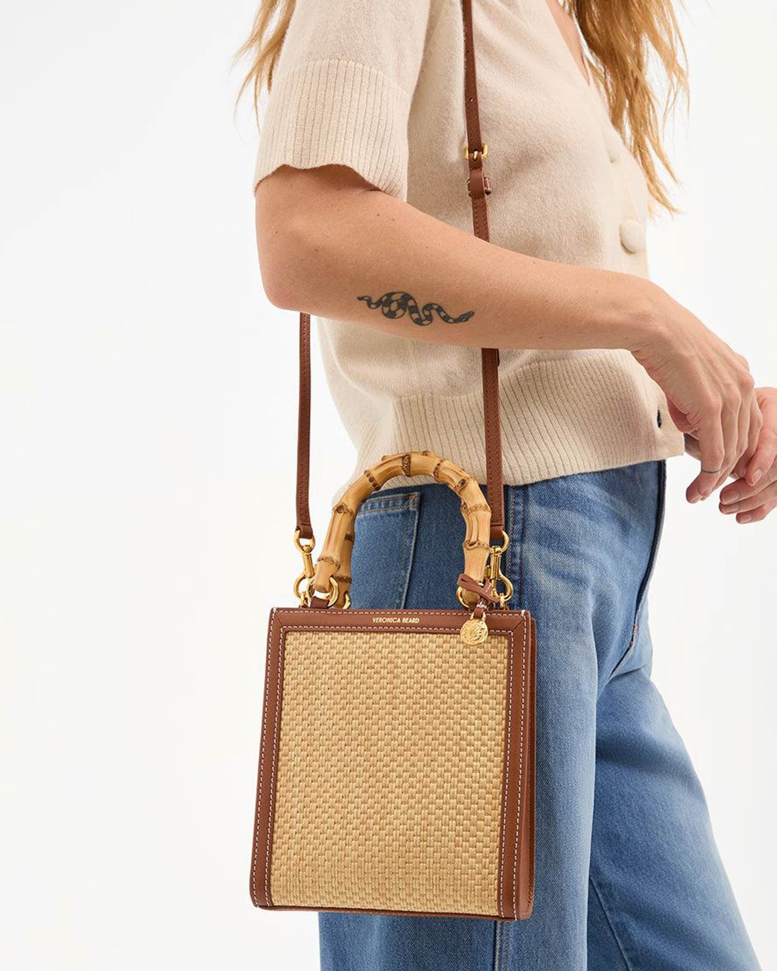 Sac en raphia et bambou
