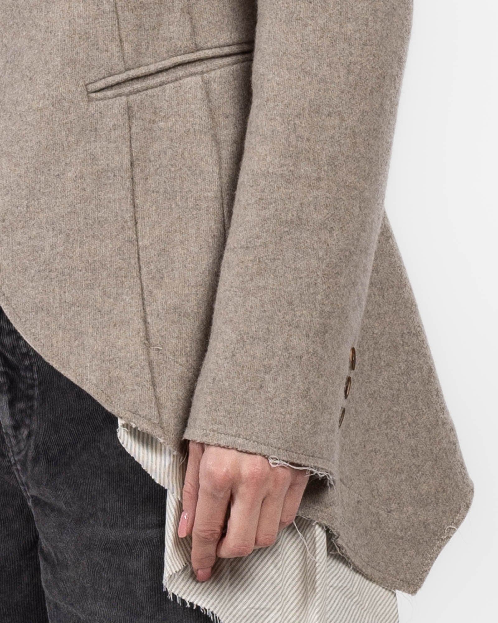 Victorian Raw-Edge Coat