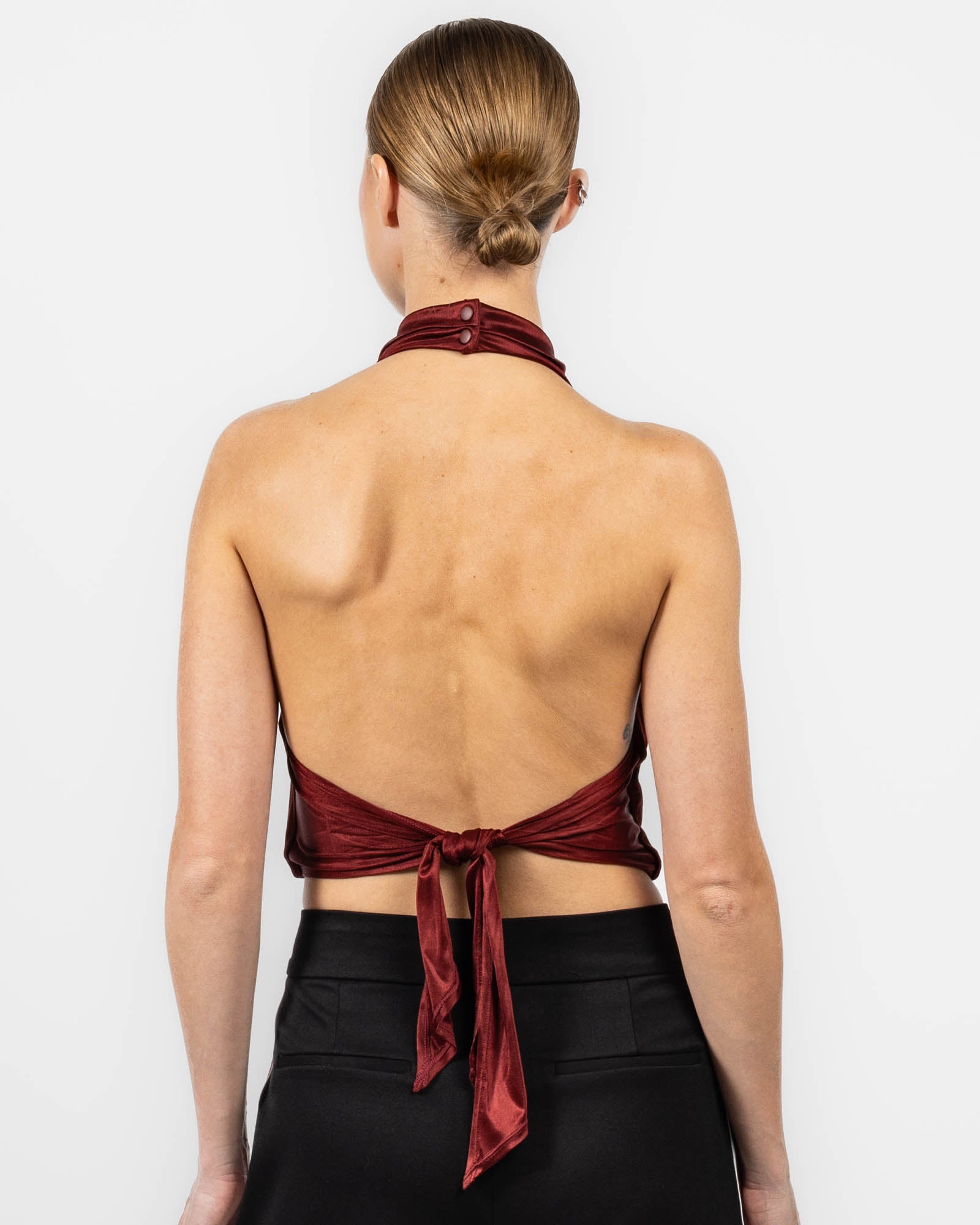 Ayanna Cowl Halter Top