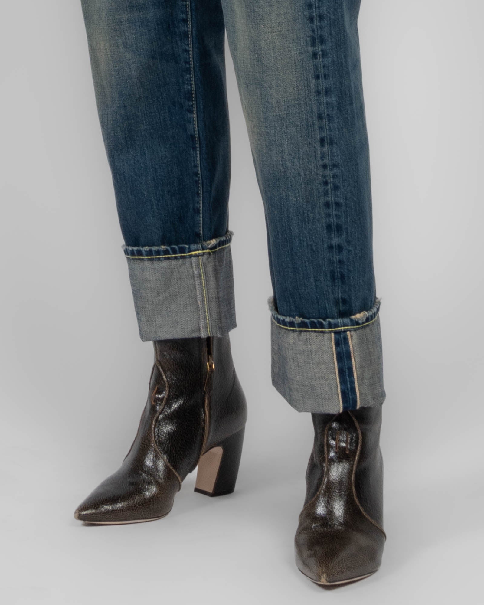 Cuff Boyfriend Jeans