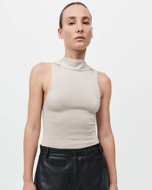 Haut écharpe en tricot