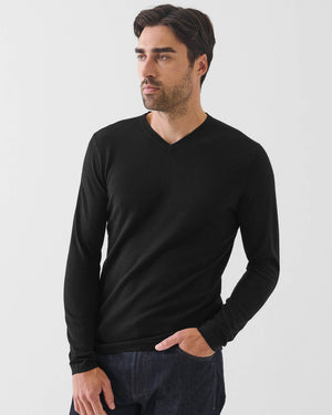 14 Gauge Merino V-Neck