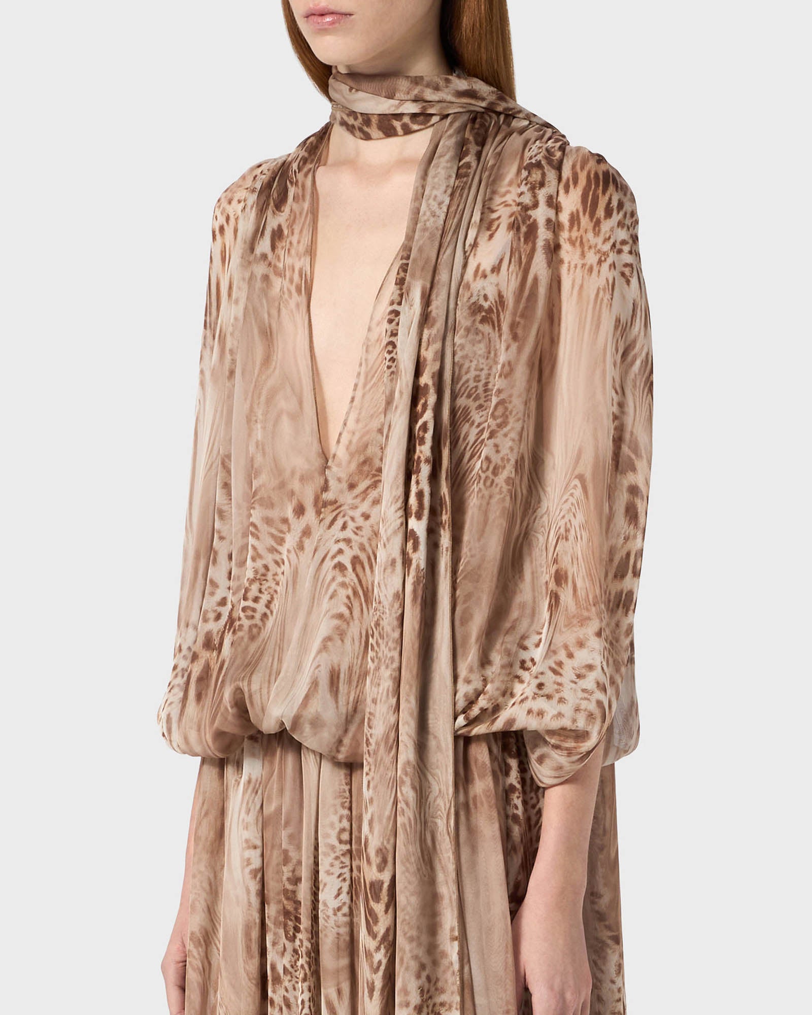 Chiffon Printed Dress