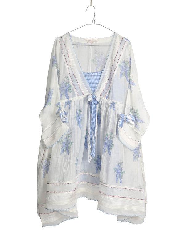 Gathered Scallop Dress