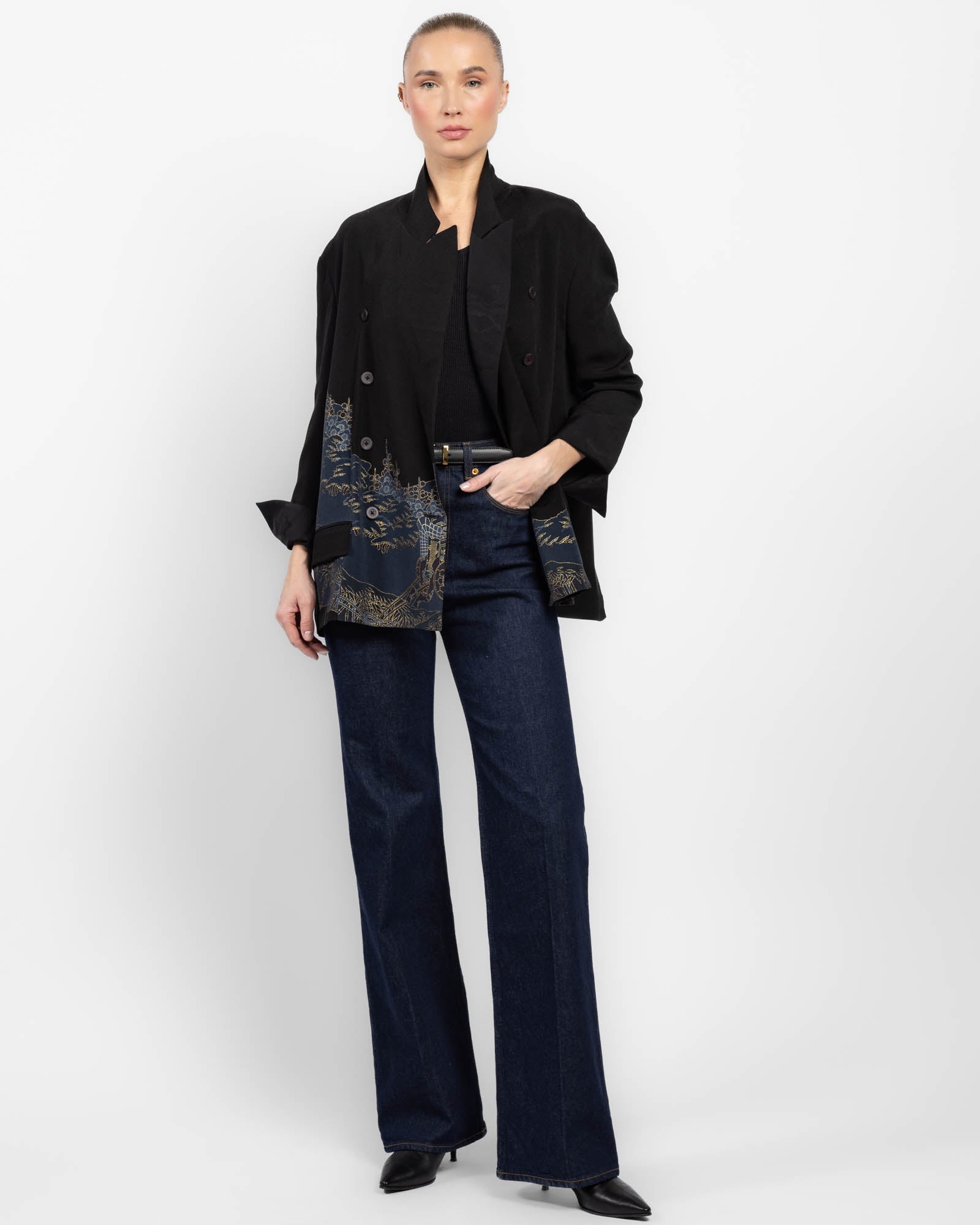 Veste croisée oversize