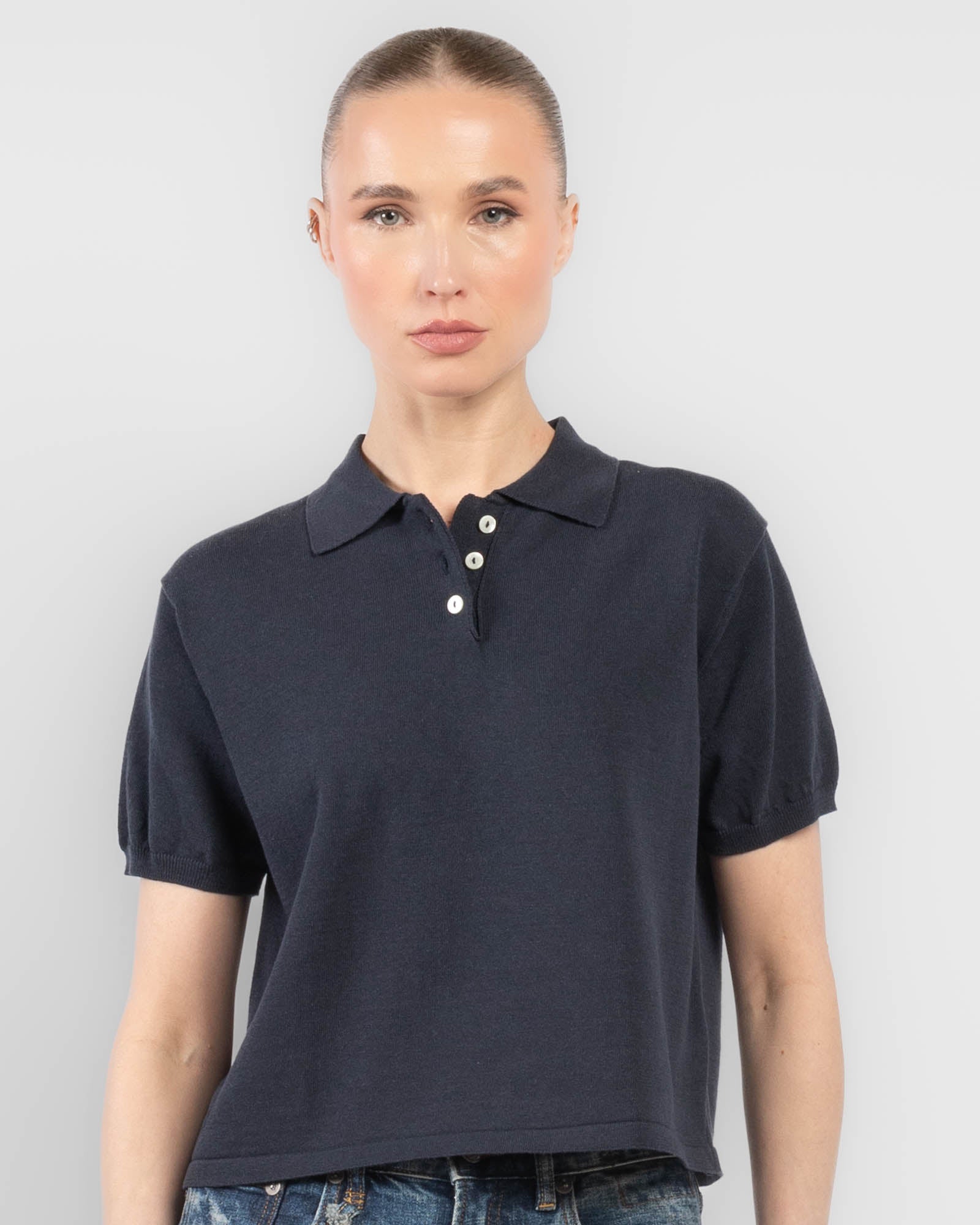Cotton Polo Top