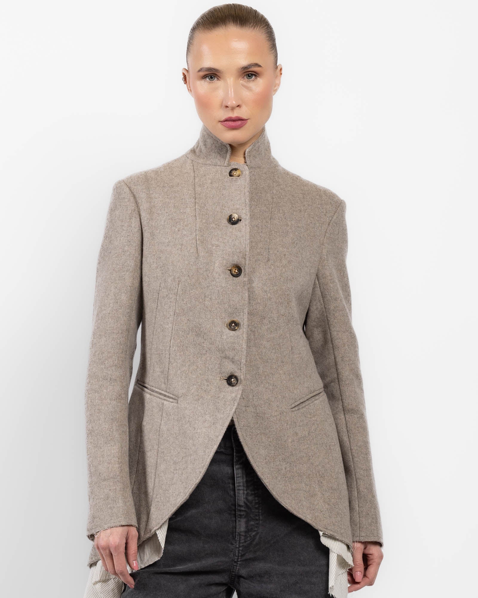 Victorian Raw-Edge Coat